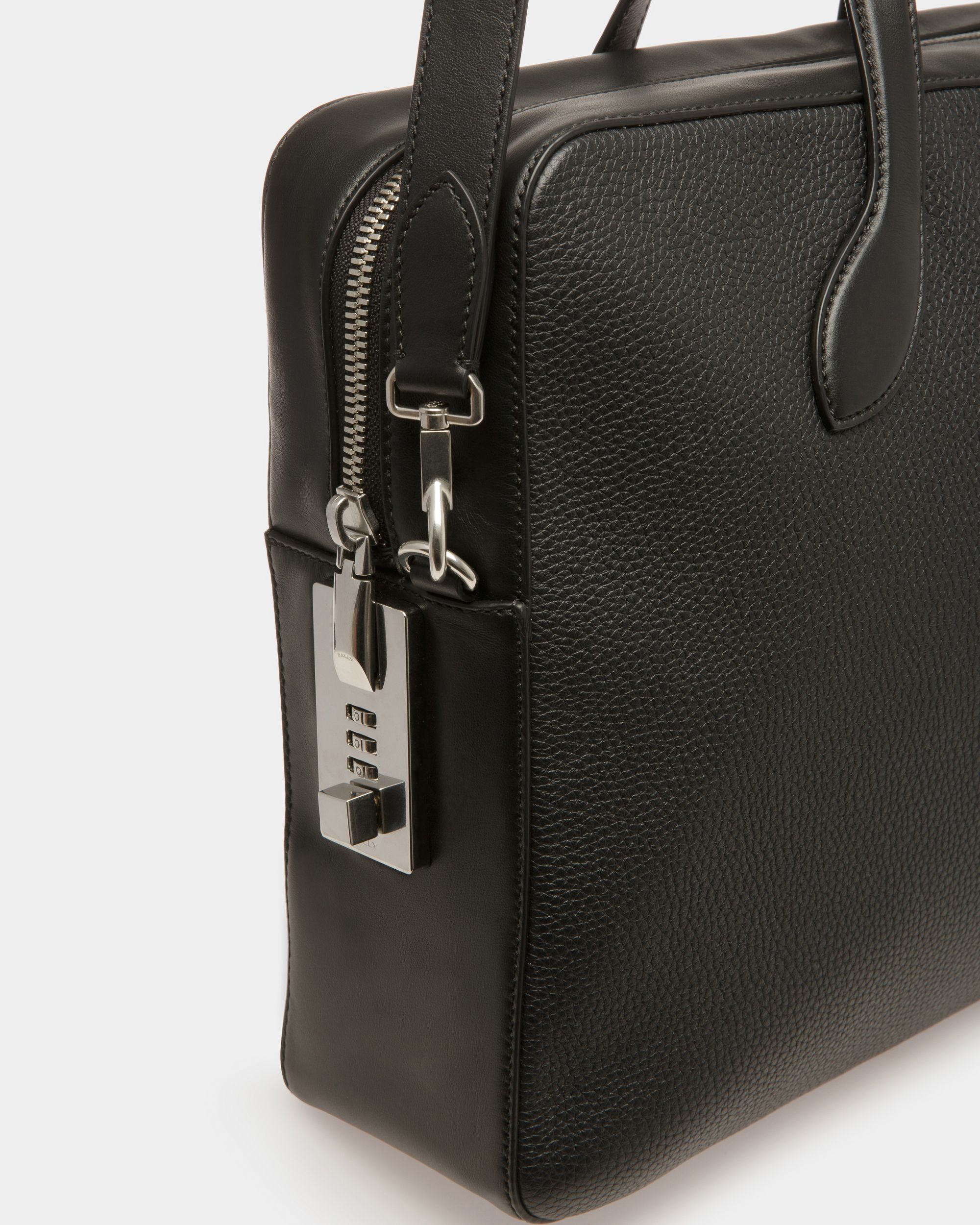 Bally Global - Maletín Lago De Piel En Negro - Negro
