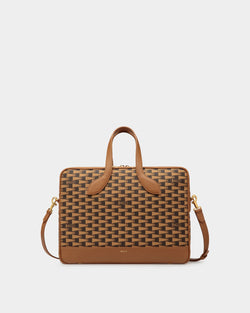 Pennant Briefcase In Desert Leather And TPU