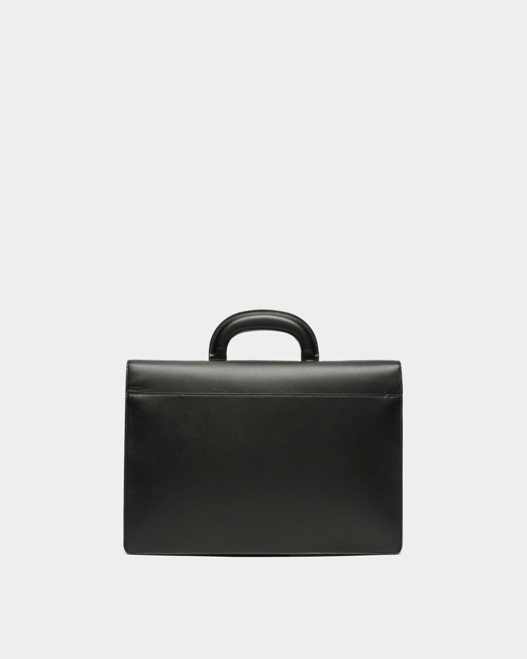 Bally Global - Cartable Busy Bally En Cuir Noir - Noir