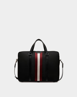 Code Briefcase In Black Nylon