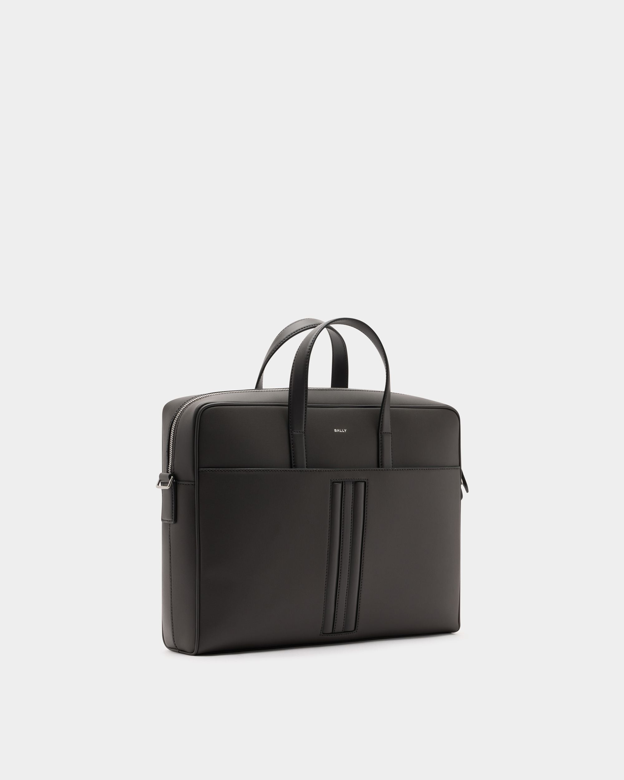 Bally Global - Mythos Briefcase in Grey Recycled Leather - Grey