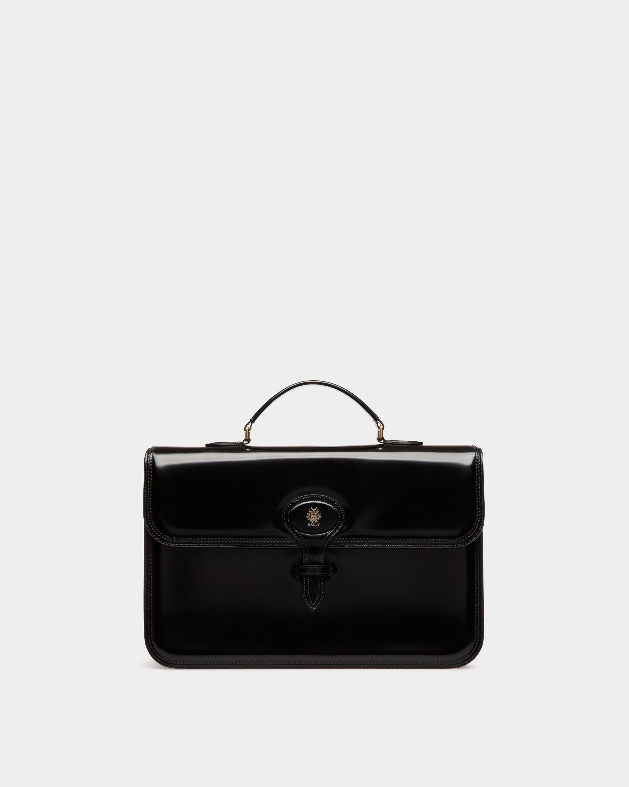 Bally Global - Cartable Beckett En Cuir Noir - Noir
