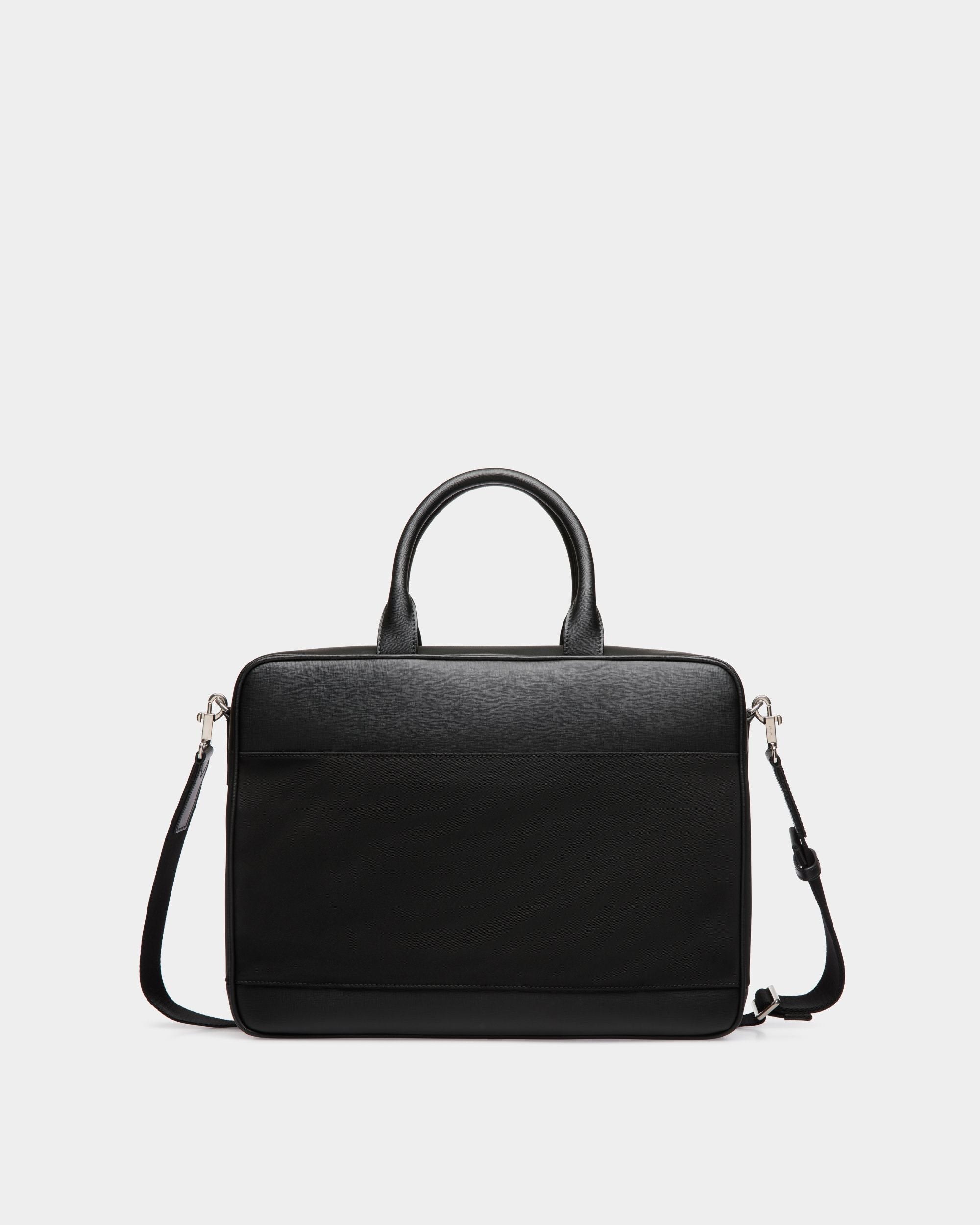 Bally Global - Vogel Brief Case In Black Nylon - Black