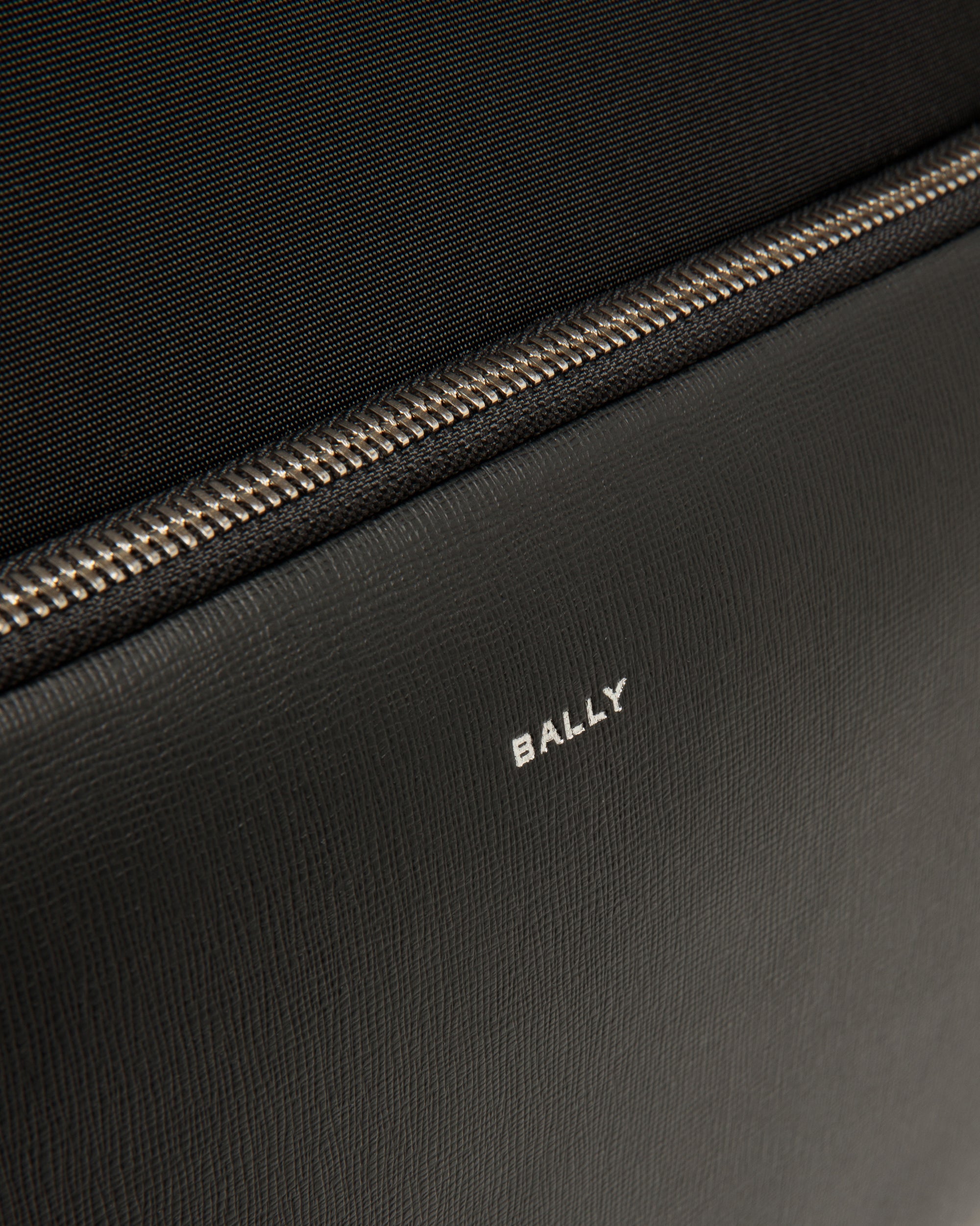 Bally Global - Maletín Vogel De Nailon Y Piel Reciclada Negra - Negro