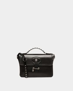 Petit Sac D’épaule Beckett En Cuir Noir Avec Bally Pin