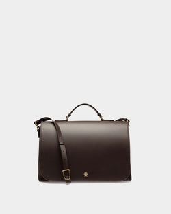 Ray Crossbody Bag in Ebano Leather
