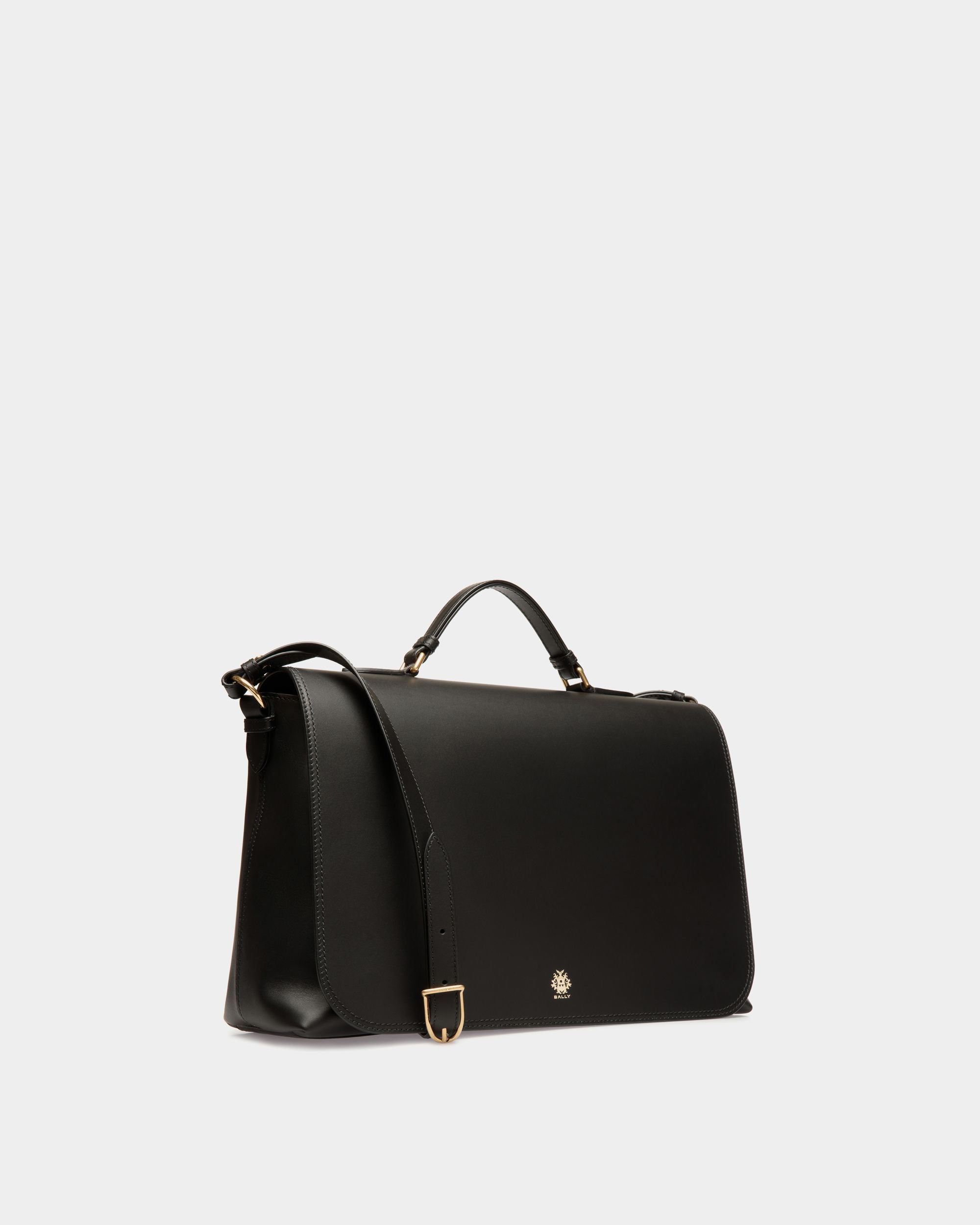 Bally Global - Bandolera Ray De Piel Negra - Negro