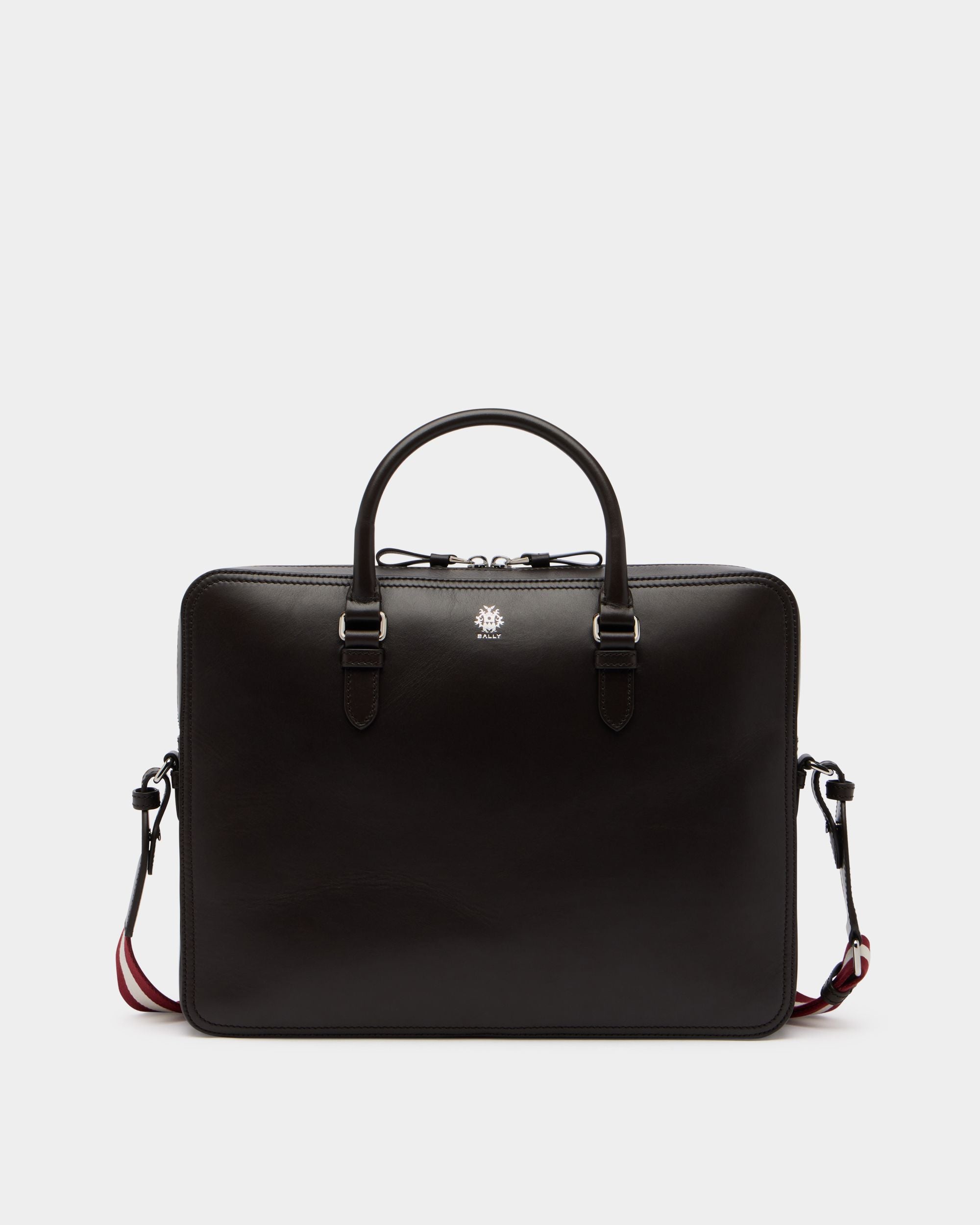 Bally Global - Ray Briefcase in Chocolate Leather - Brown
