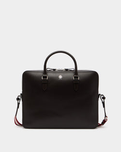 Ray Briefcase in Chocolate Leather