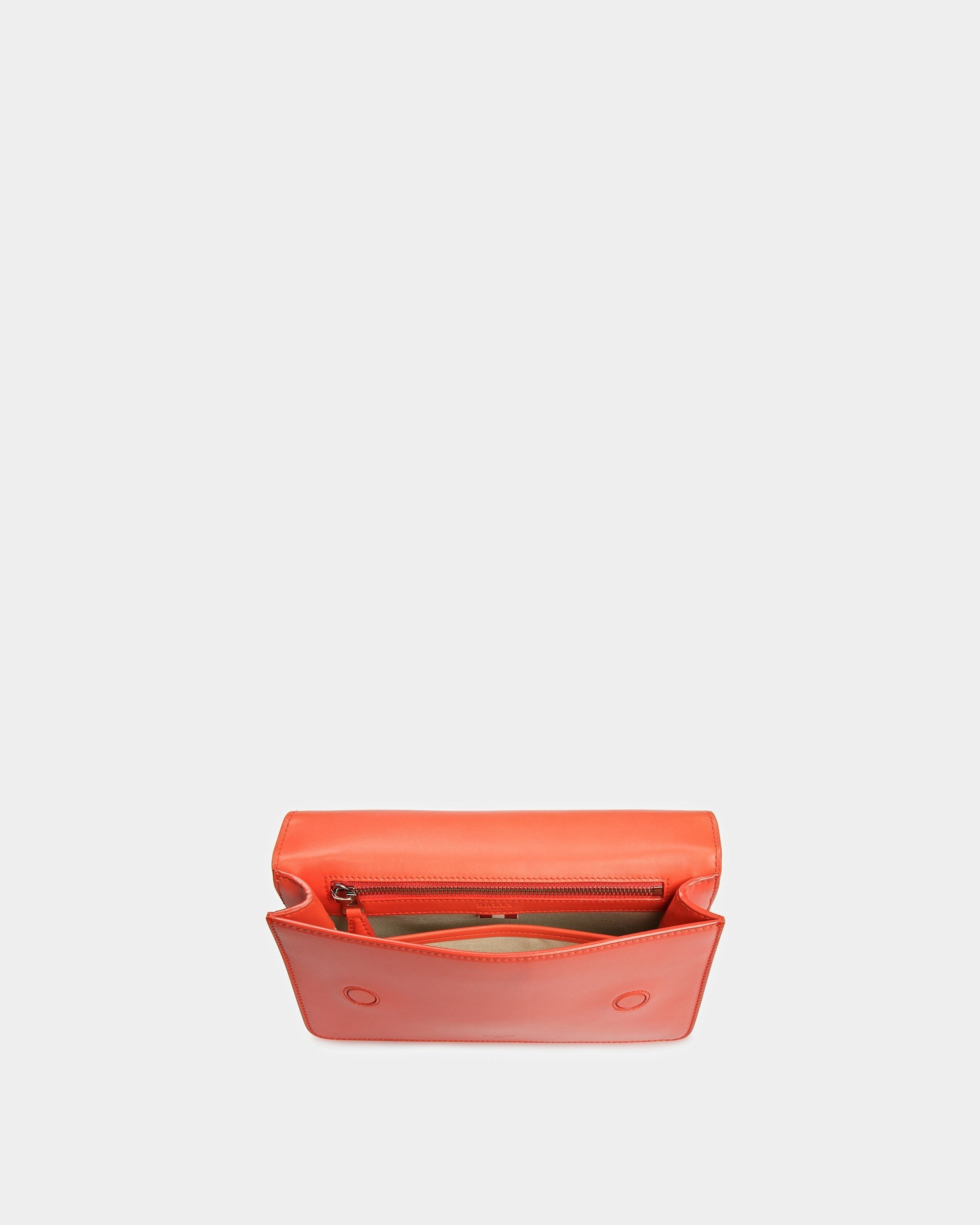 Bally Global - Acres Leather Crossbody Bag In Orange - Orange