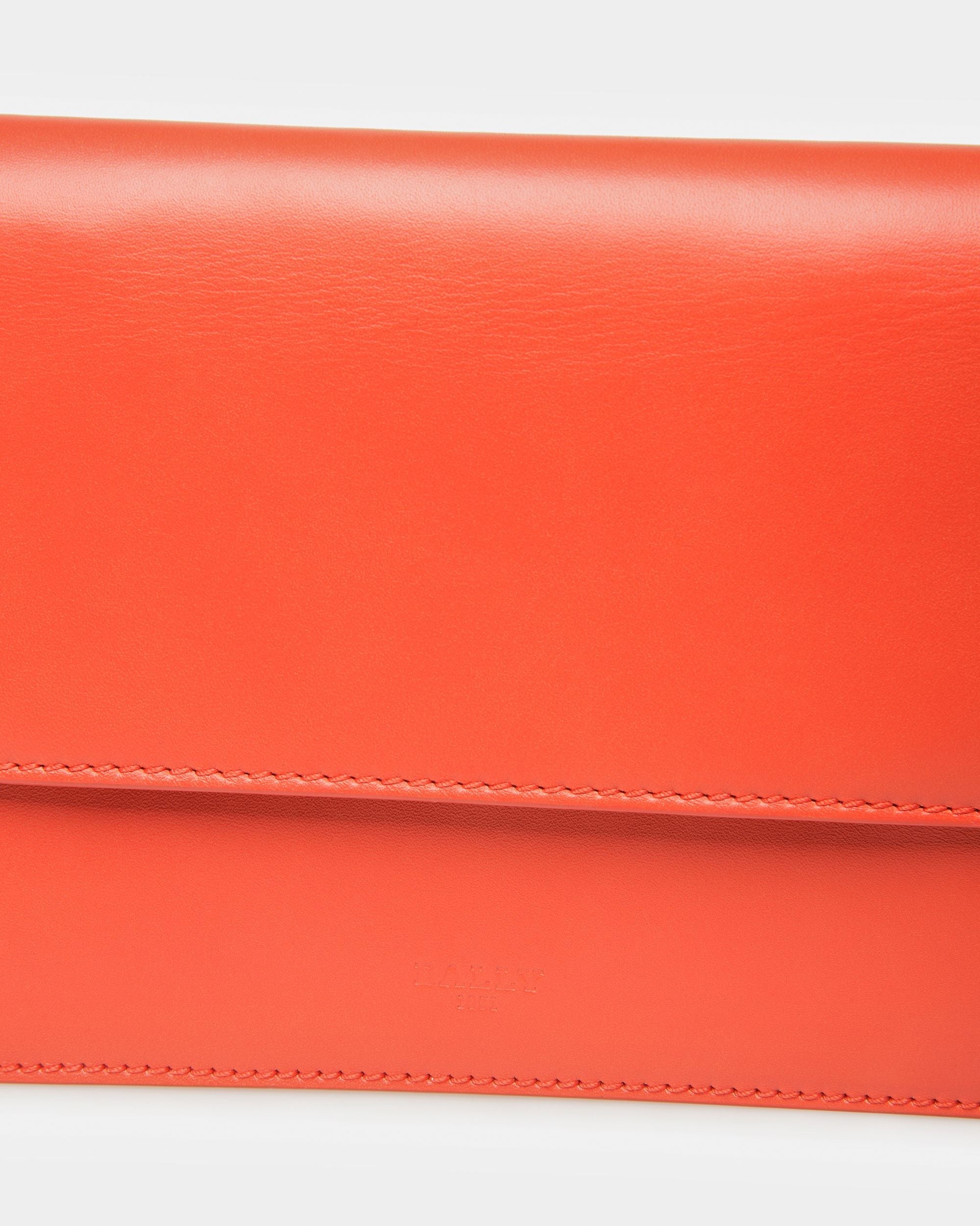 Bally Global - Acres Leather Crossbody Bag In Orange - Orange