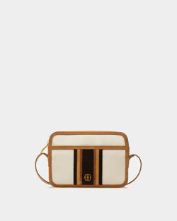 Gare Crossbody Bag In Natural And Desert Fabric
