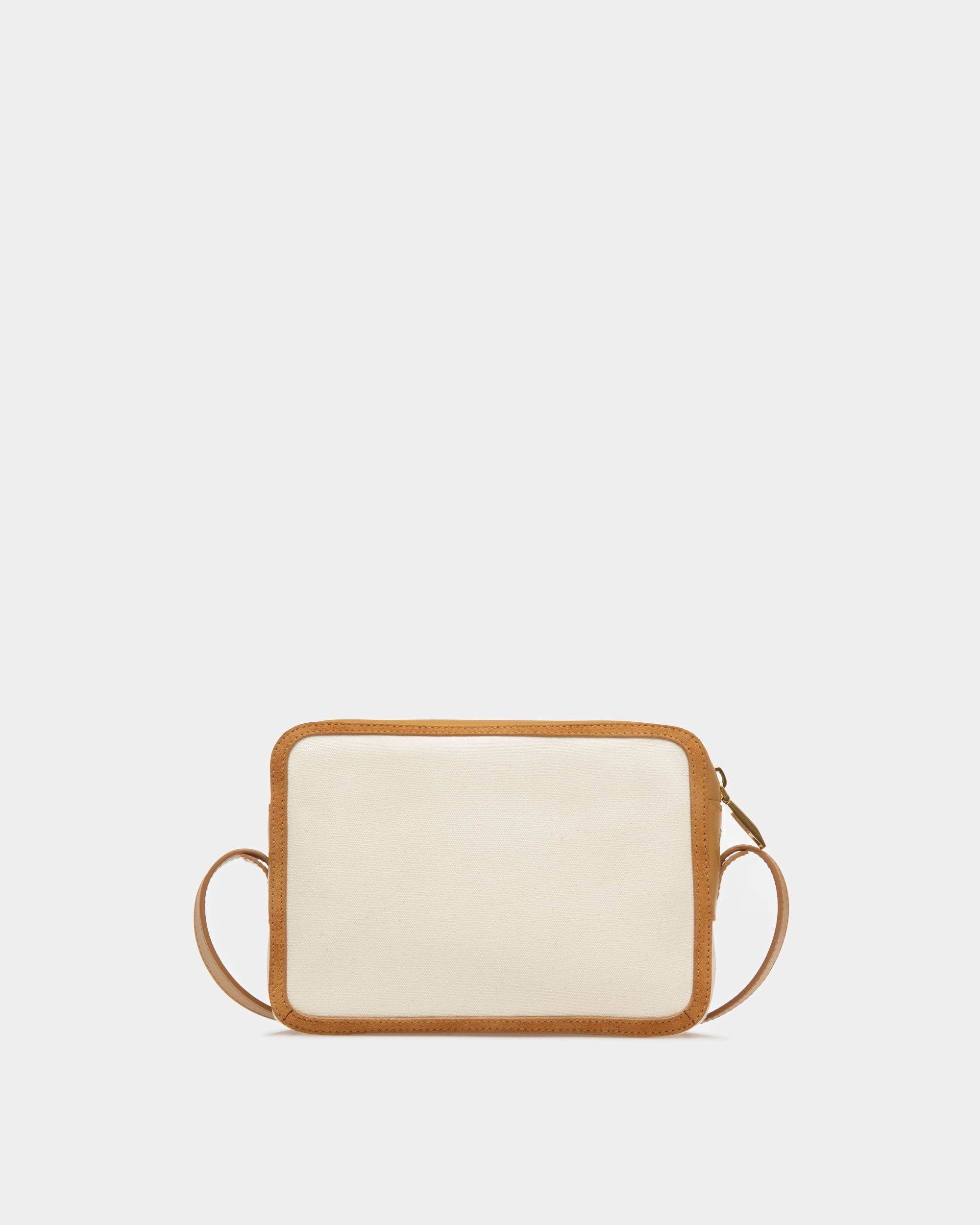 Bally Global - Gare Crossbody Bag In Natural And Desert Fabric - Beige