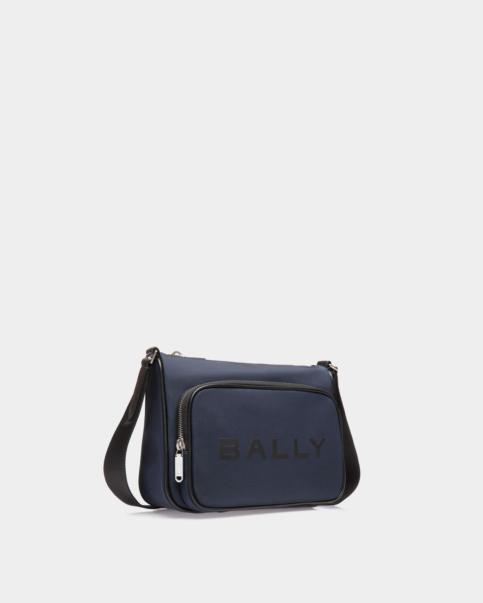 Bally Global - Bar Crossbody In Blue Nylon - Blue