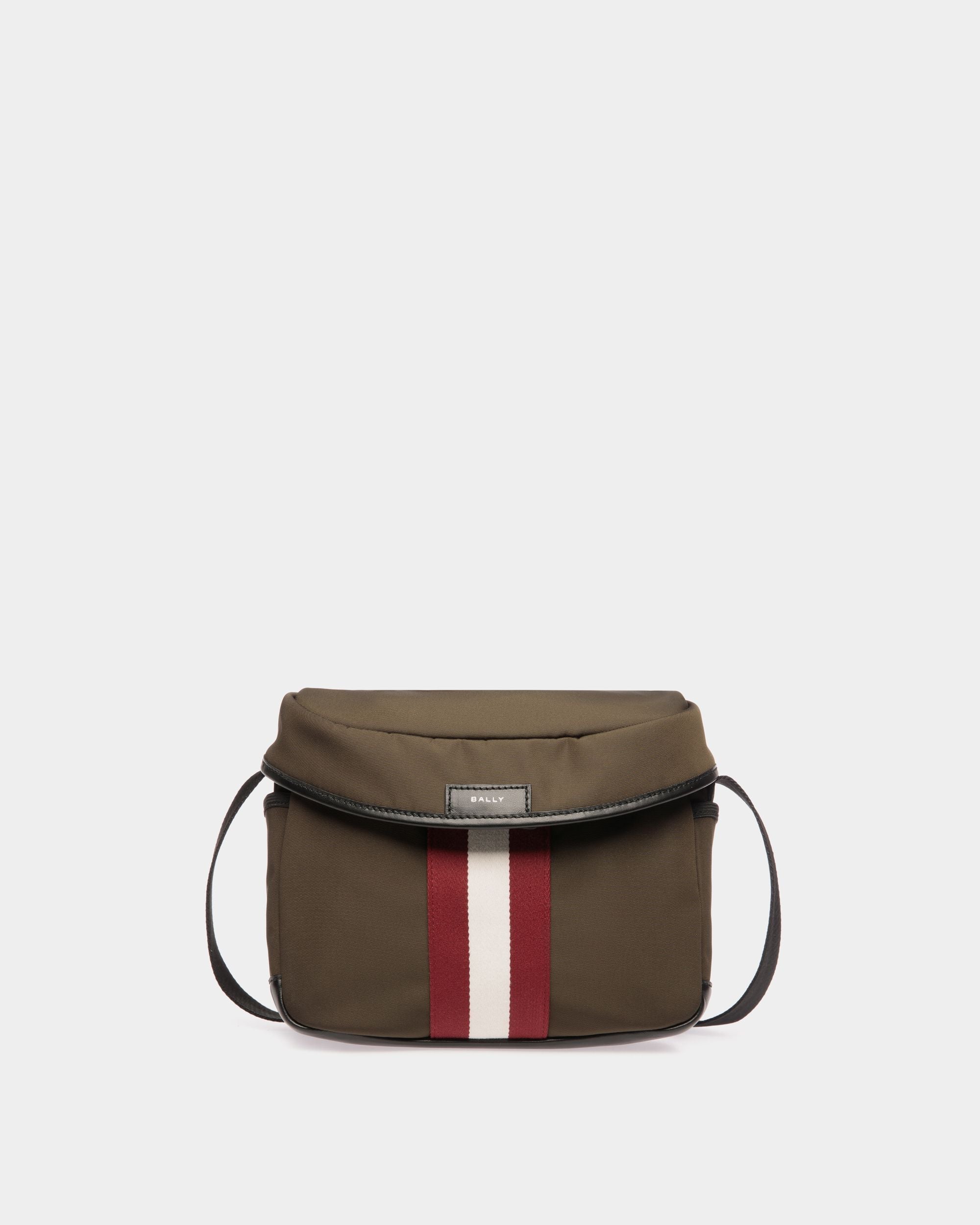 Bally Global - Code Crossbody Bag In Military Green Nylon - Green