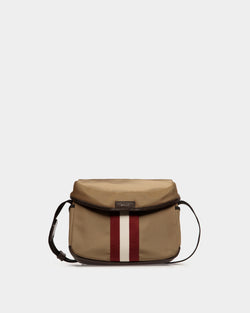 Code Crossbody Bag in Camel Nylon