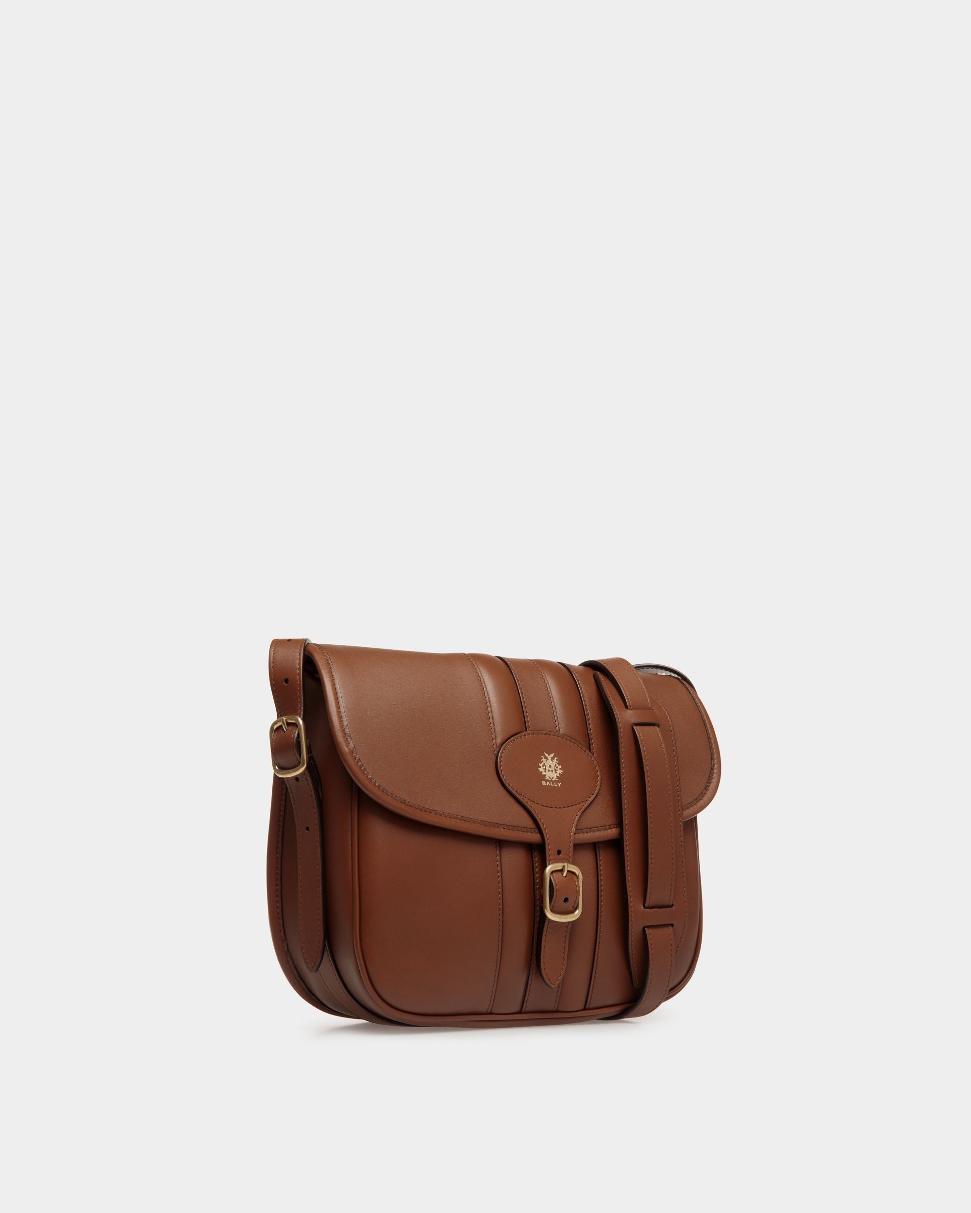 Bally Global - Beckett Crossbody Bag in Brown Leather - Marrón