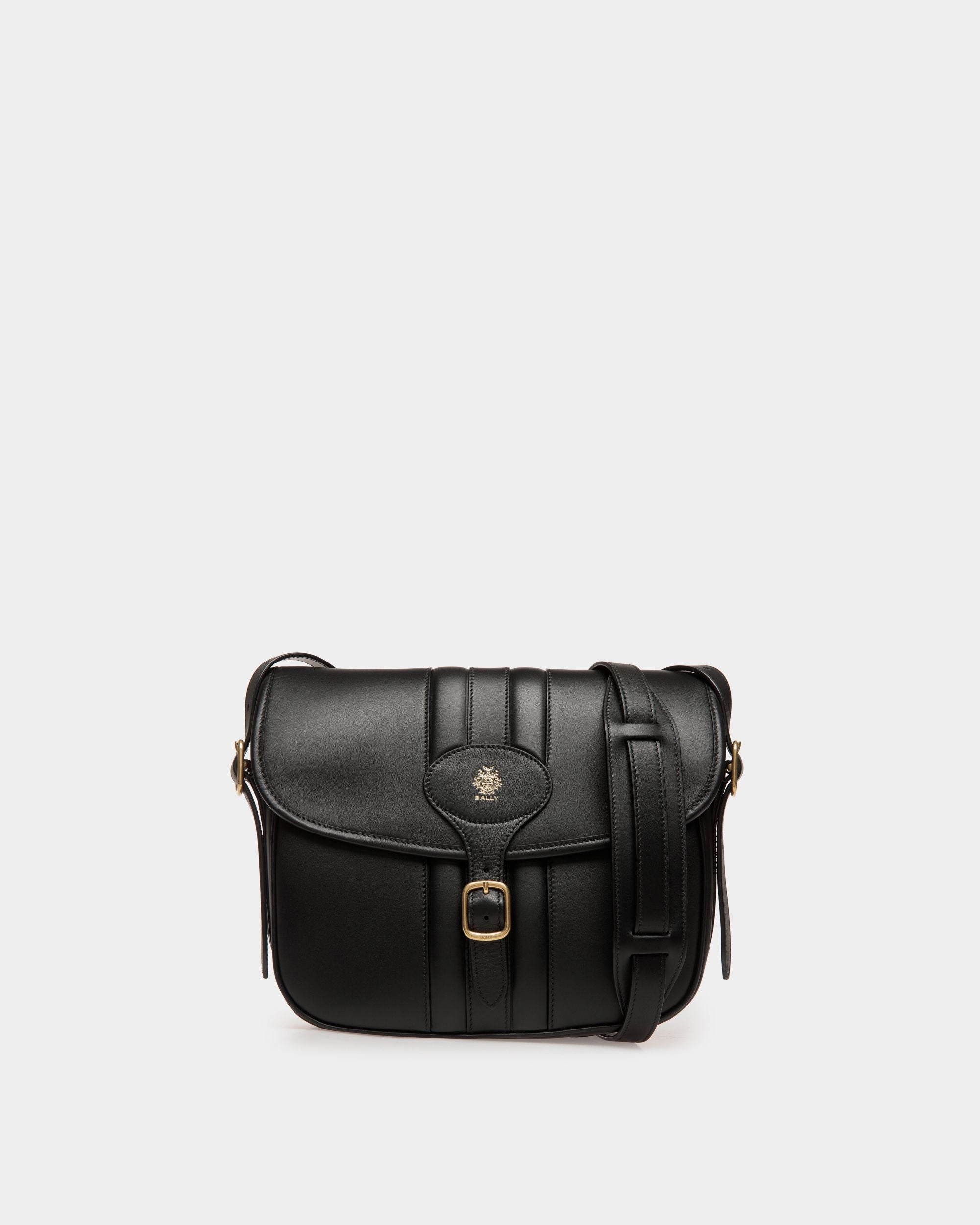 Bally Global - Beckett Crossbody Bag in Black Leather - Black