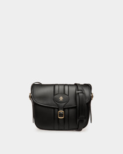 Beckett Crossbody Bag in Black Leather