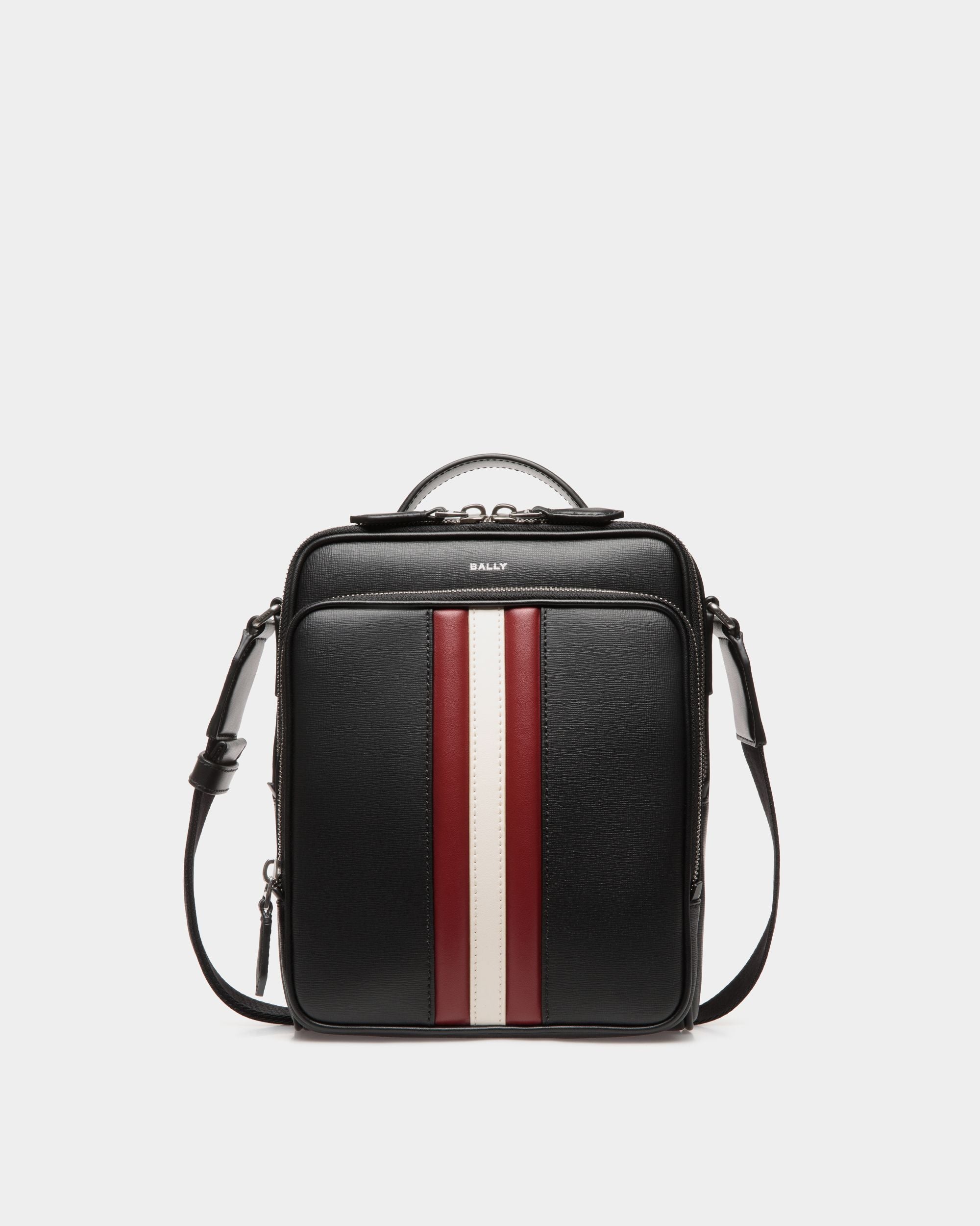 Bally Global - Sac À Bandoulière Mythos En Cuir Recyclé Noir - Noir