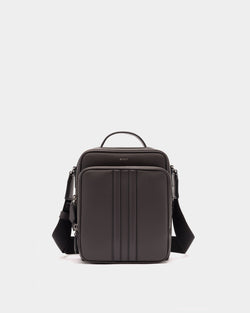 Mythos Crossbody Bag in Grey Recycled Leather