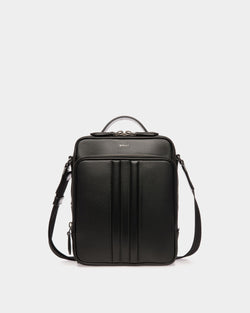 Mythos Crossbody Bag In Black Recycled Leather