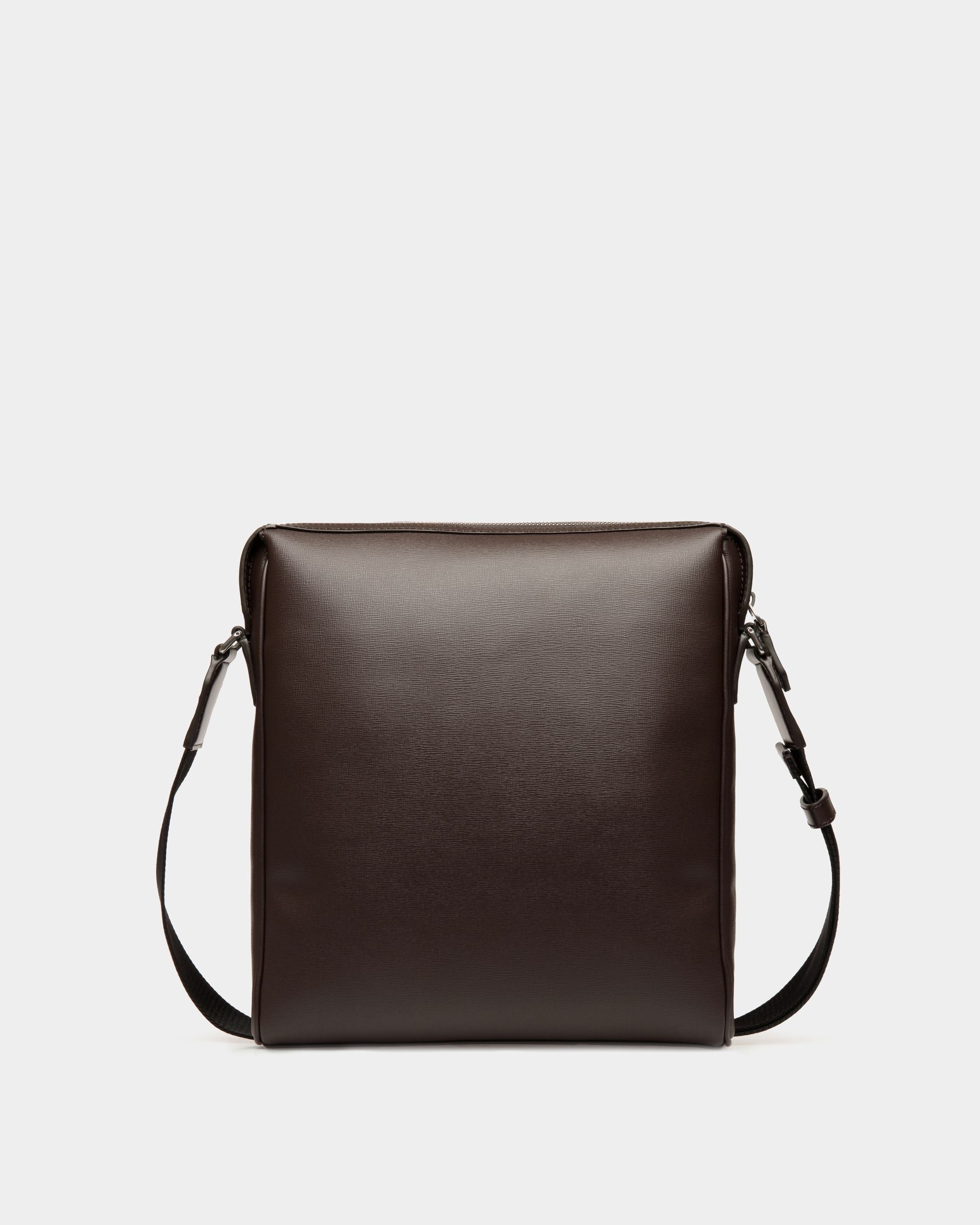 Bally Global - Sac À Bandoulière Mythos En Cuir Recyclé Ebano - Marron