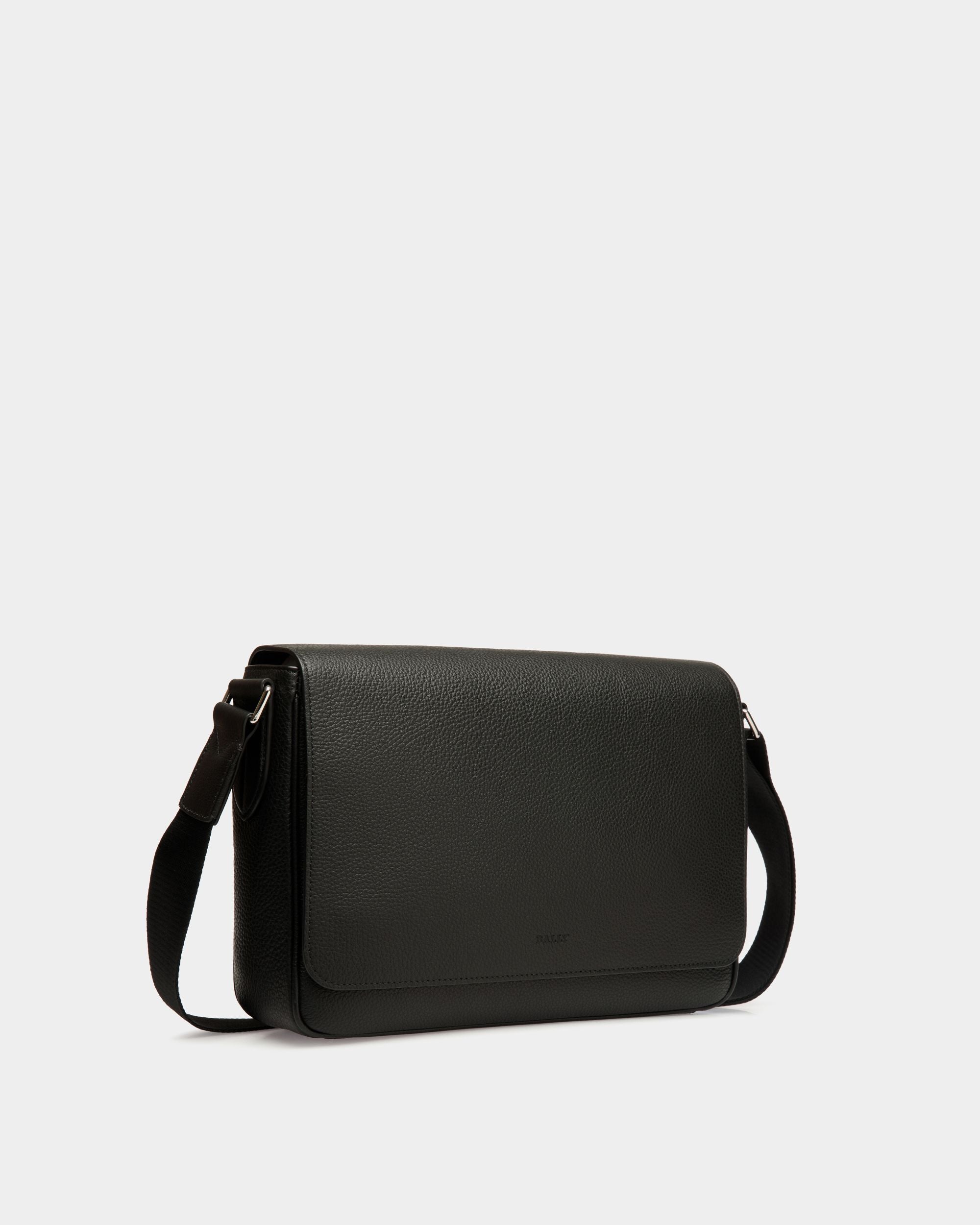 Bally Global - Shoulder Bag In Black Leather - Black