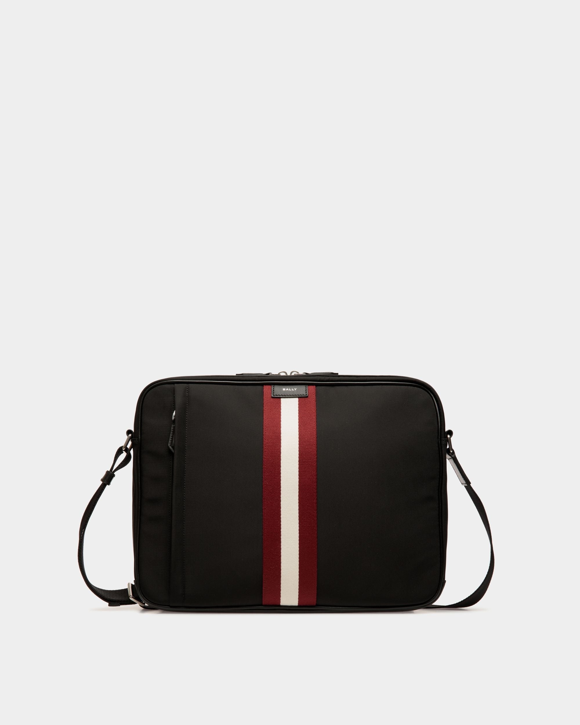 Bally Global - Code Messenger in Black Nylon - Black