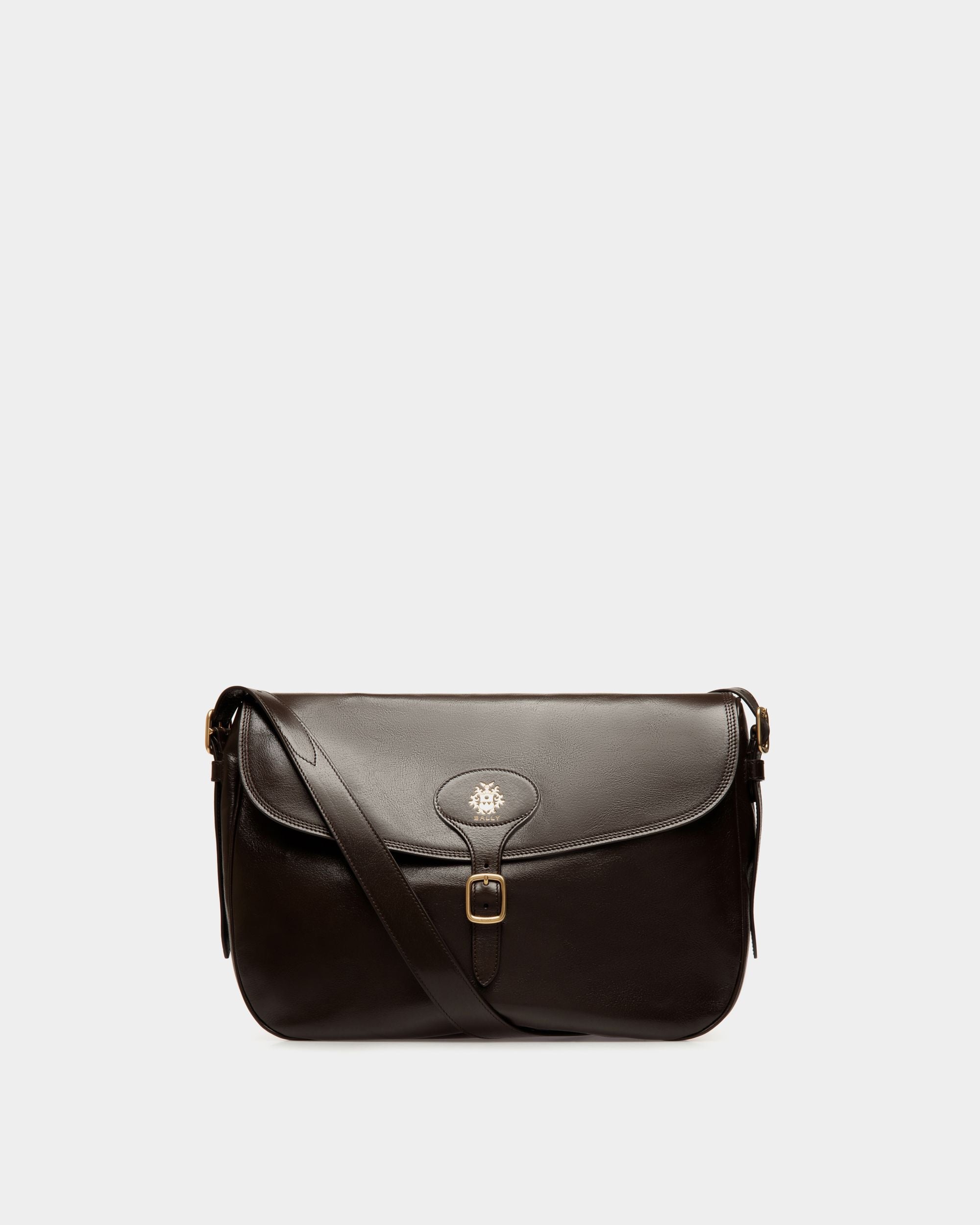 Bally Global - Sac À Bandoulière Beckett En Cuir Ebano - Marron