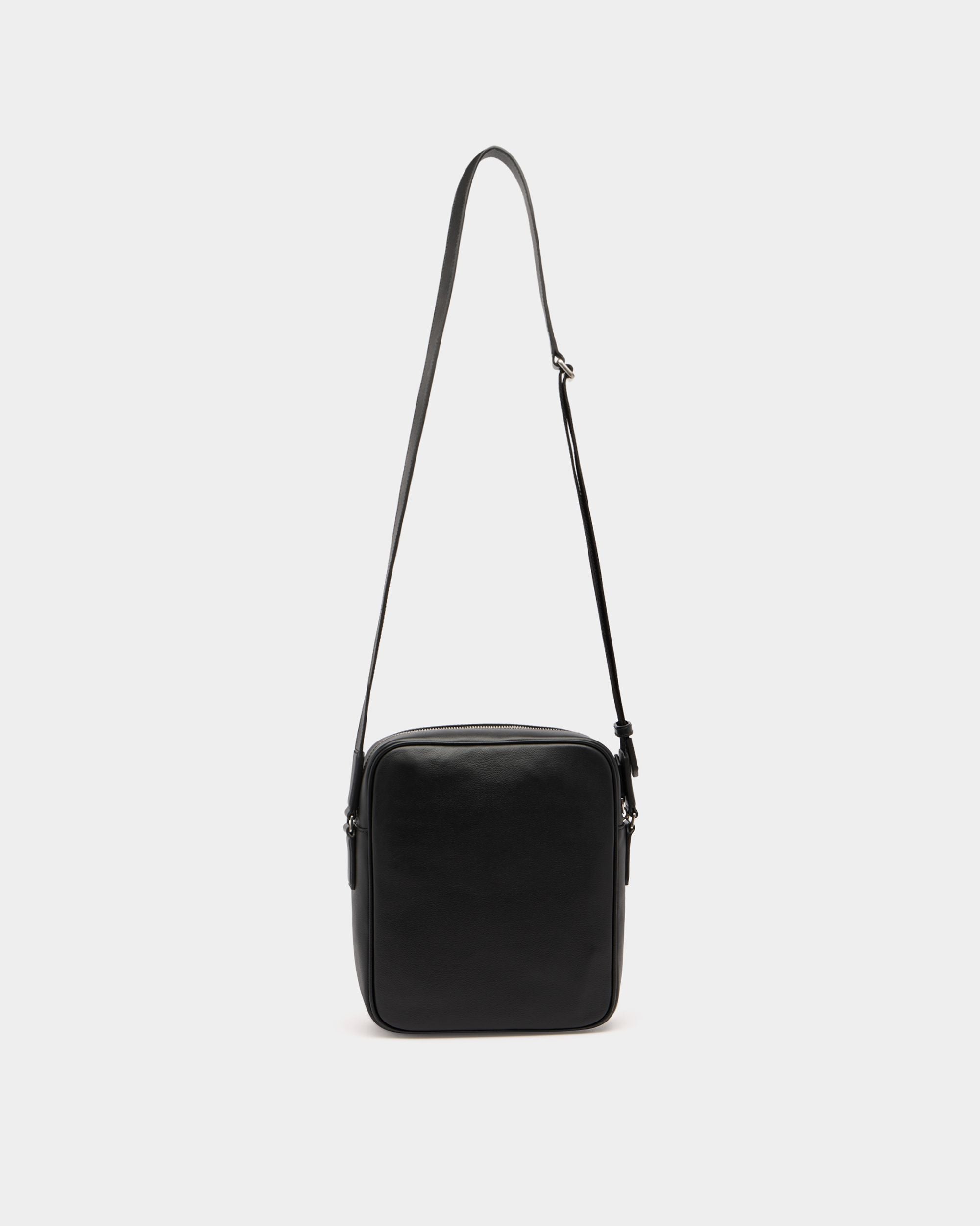 Bally Global - Bandolera Code De Piel Negra - Negro