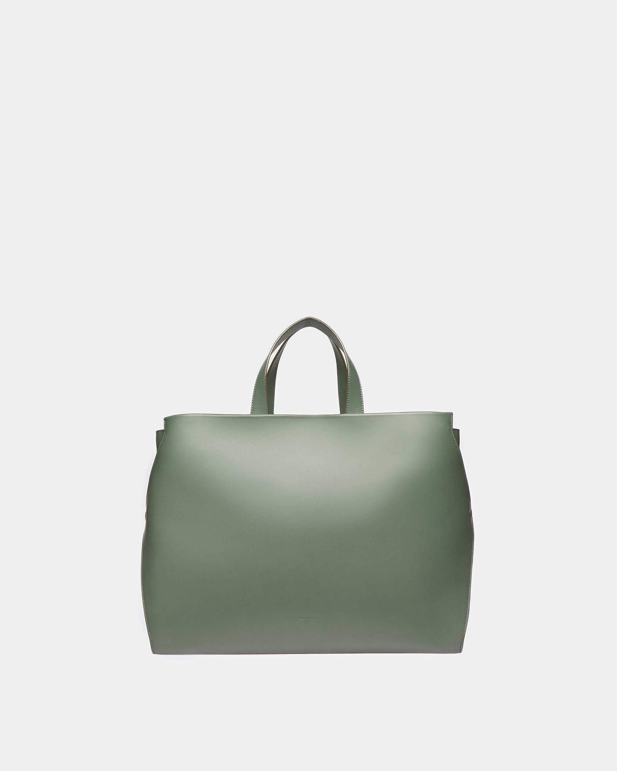 Bally Global - Arbona Leather Tote In Sage - Green