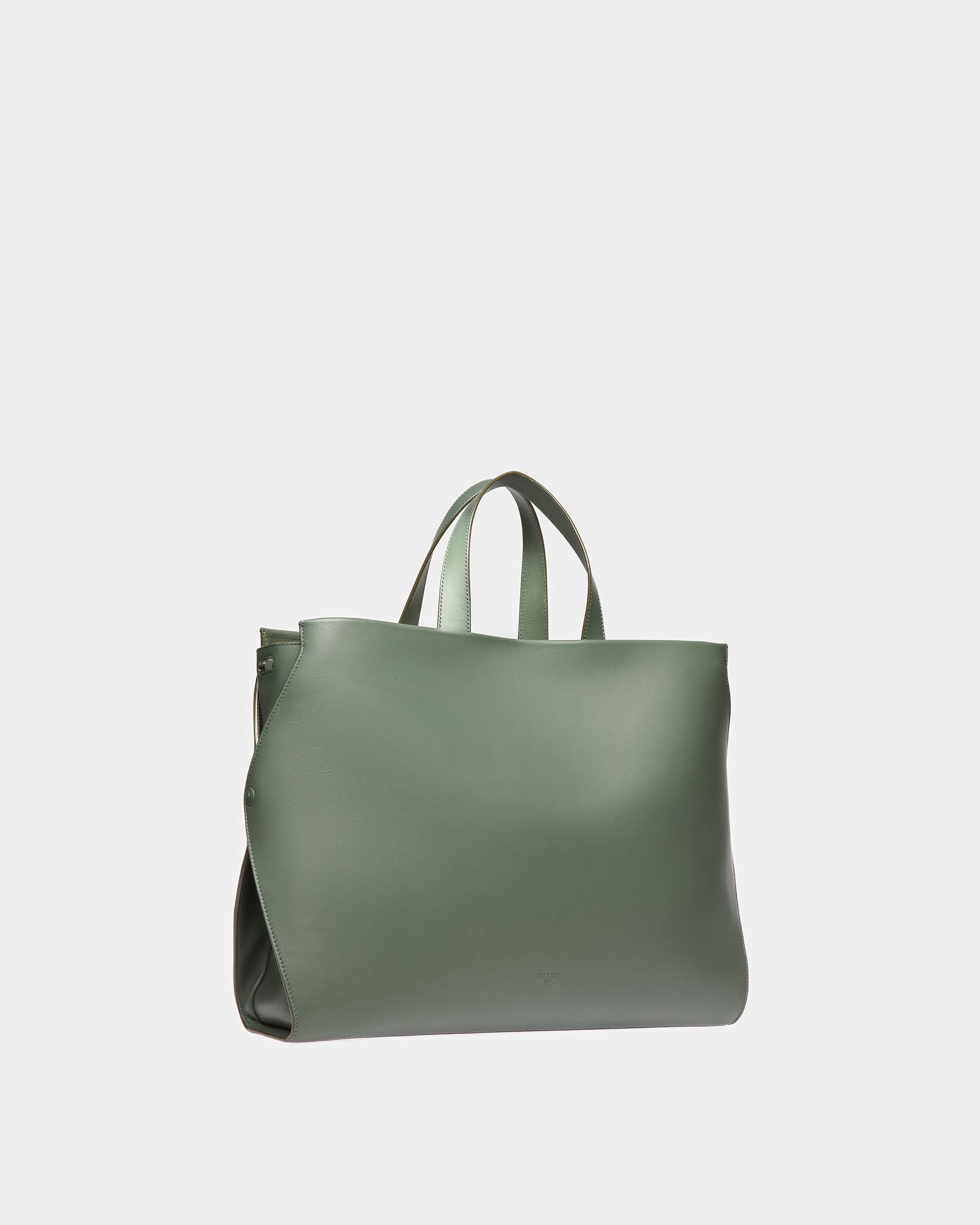 Bally Global - Arbona Leather Tote In Sage - Green