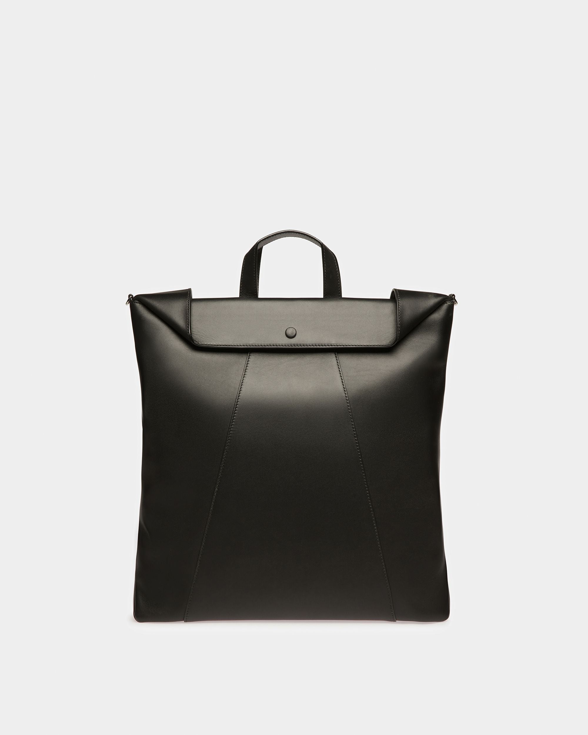 Bally Global - Ashy Leather Tote In Black - Black