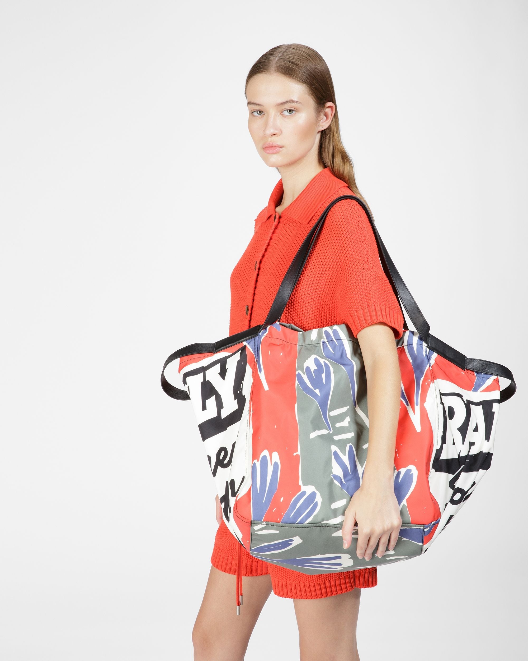 Bally Global - Billboard Nylon And Fabric Tote In Sage - Green