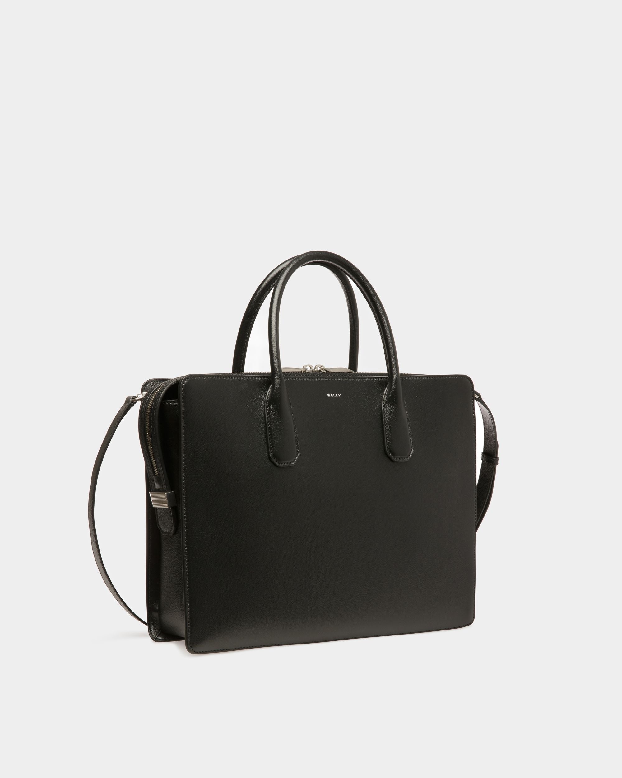 Bally Global - Banque Tote in Black Leather - Black