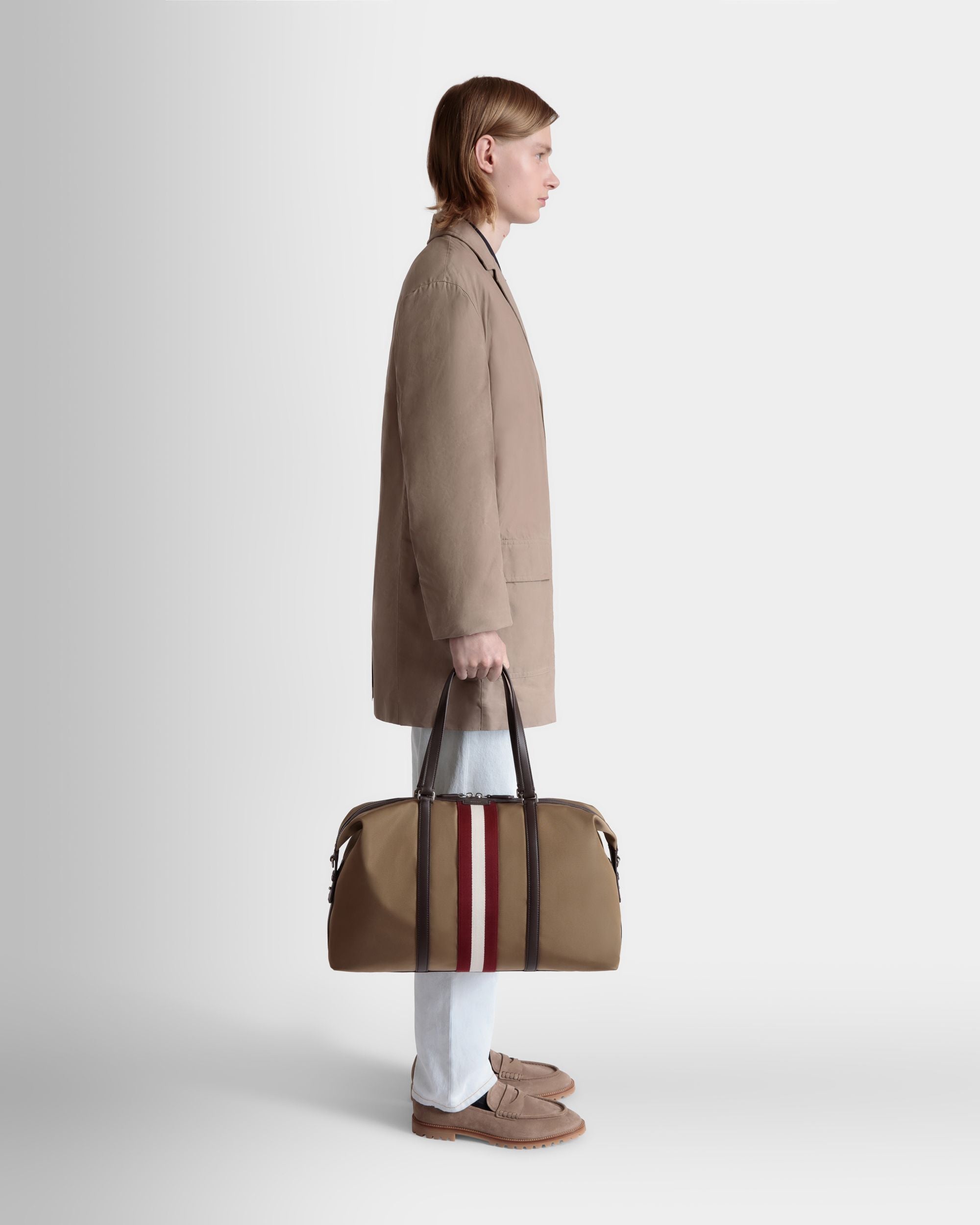 Bally Global - Code Weekender in Camel Nylon - Beige