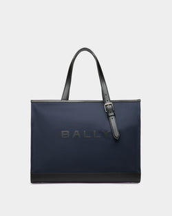 Bar Totes In Blue Nylon