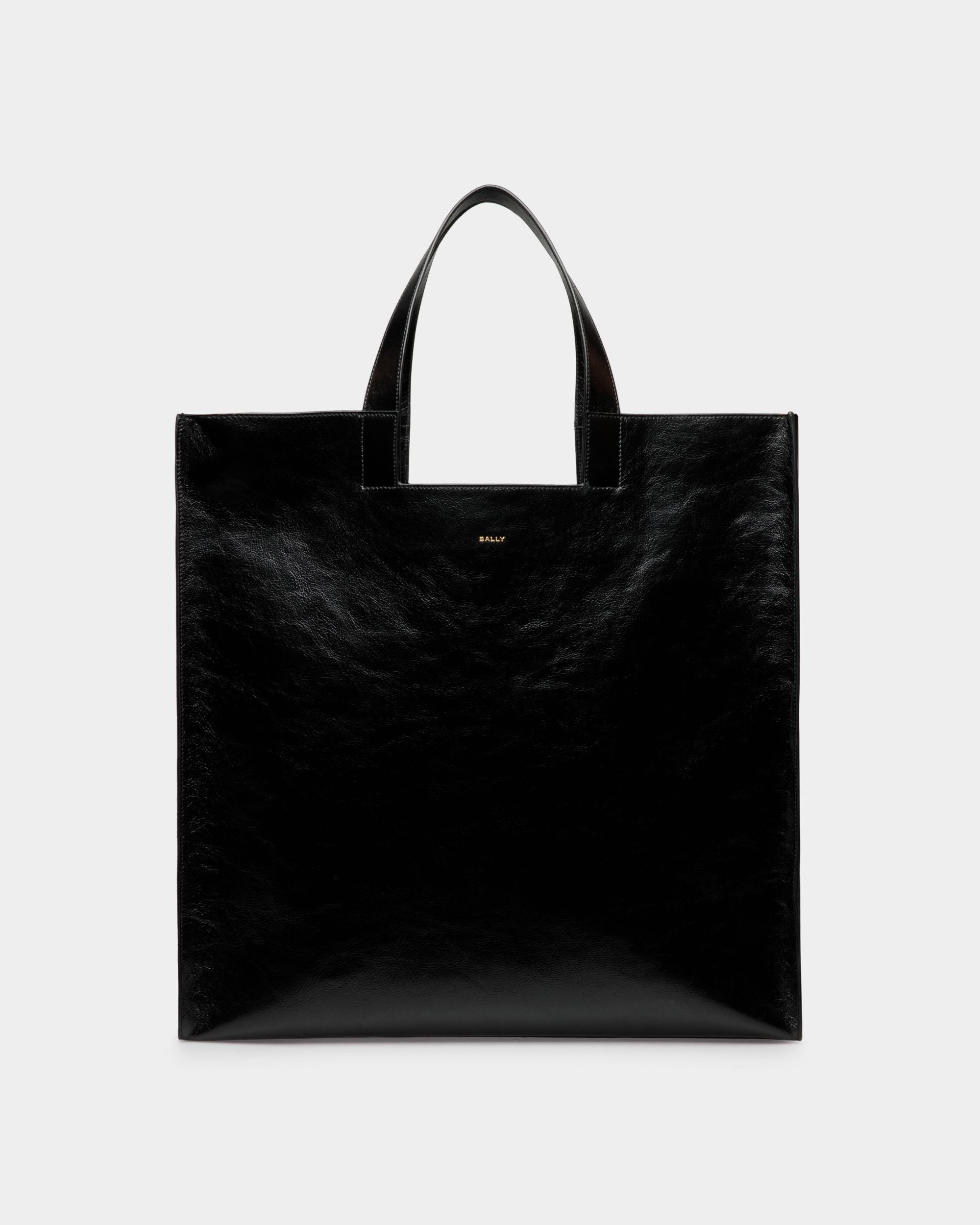 Bally Global - Easy Bally Tote in Black Leather - Black