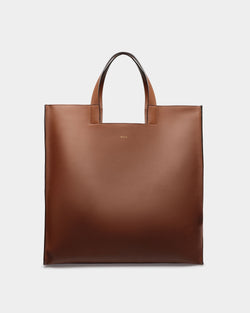 Bolso Tote Easy Bally De Piel Marrón