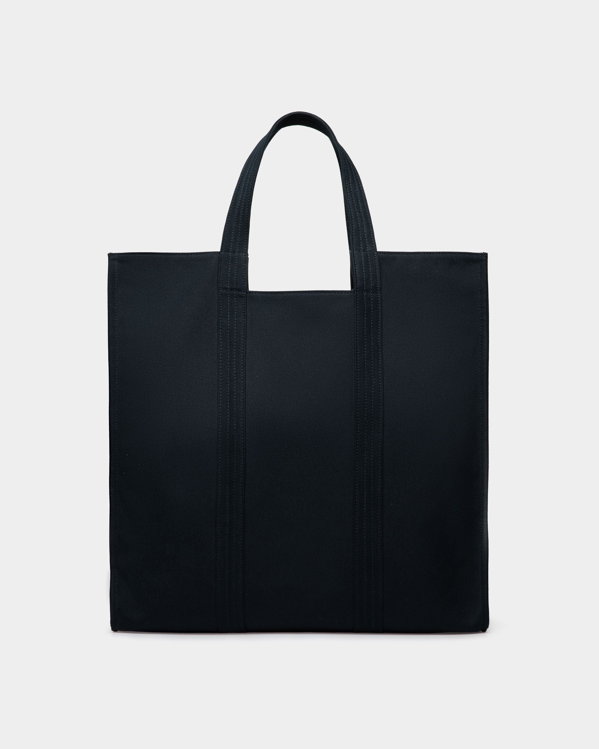 Bally Global - Bolso Tote Easy Bally En Lona De Algodón Navy Blue Para Hombre - Azul