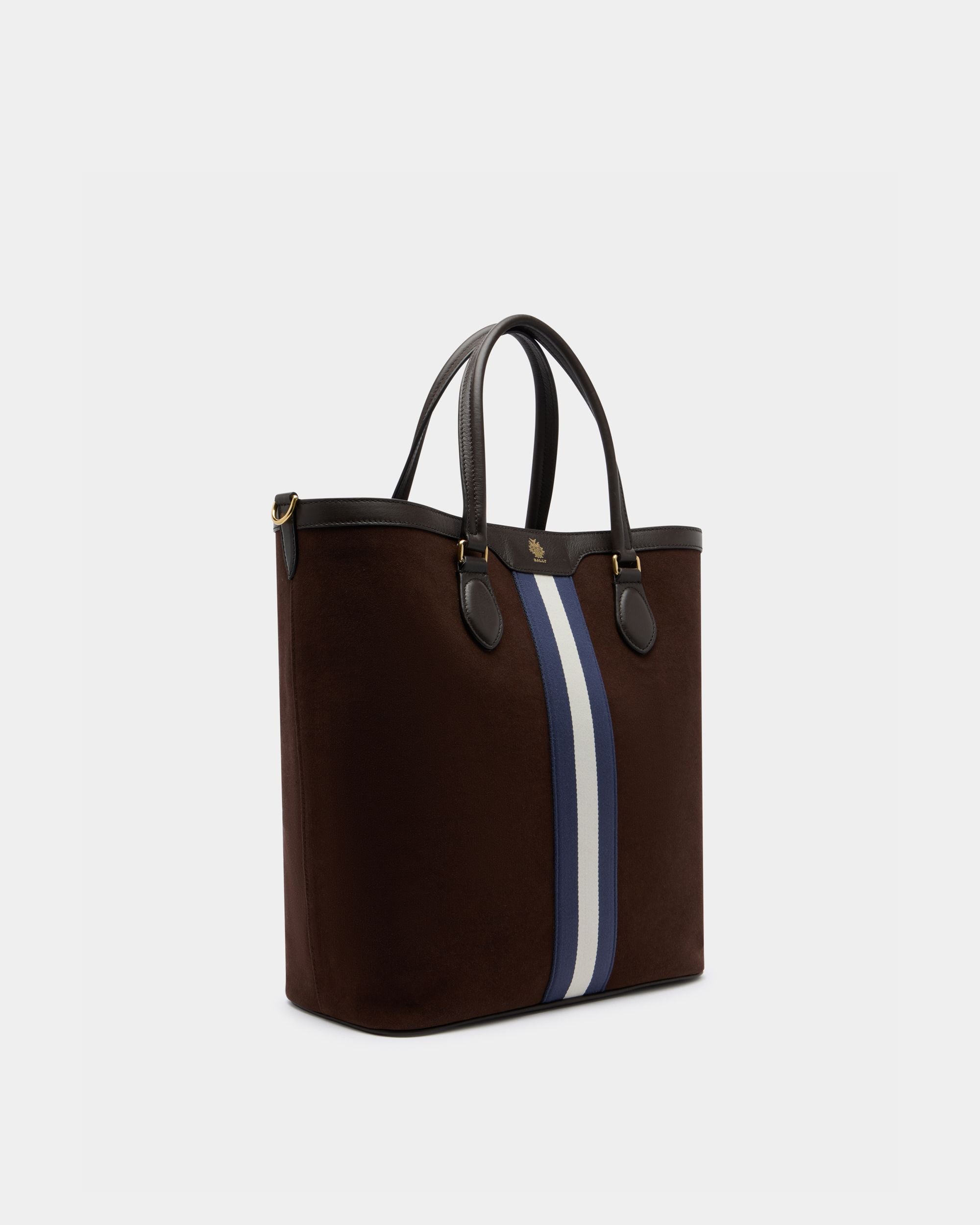 Bally Global - Beckett Tote in Brown Cotton Canvas - Brown