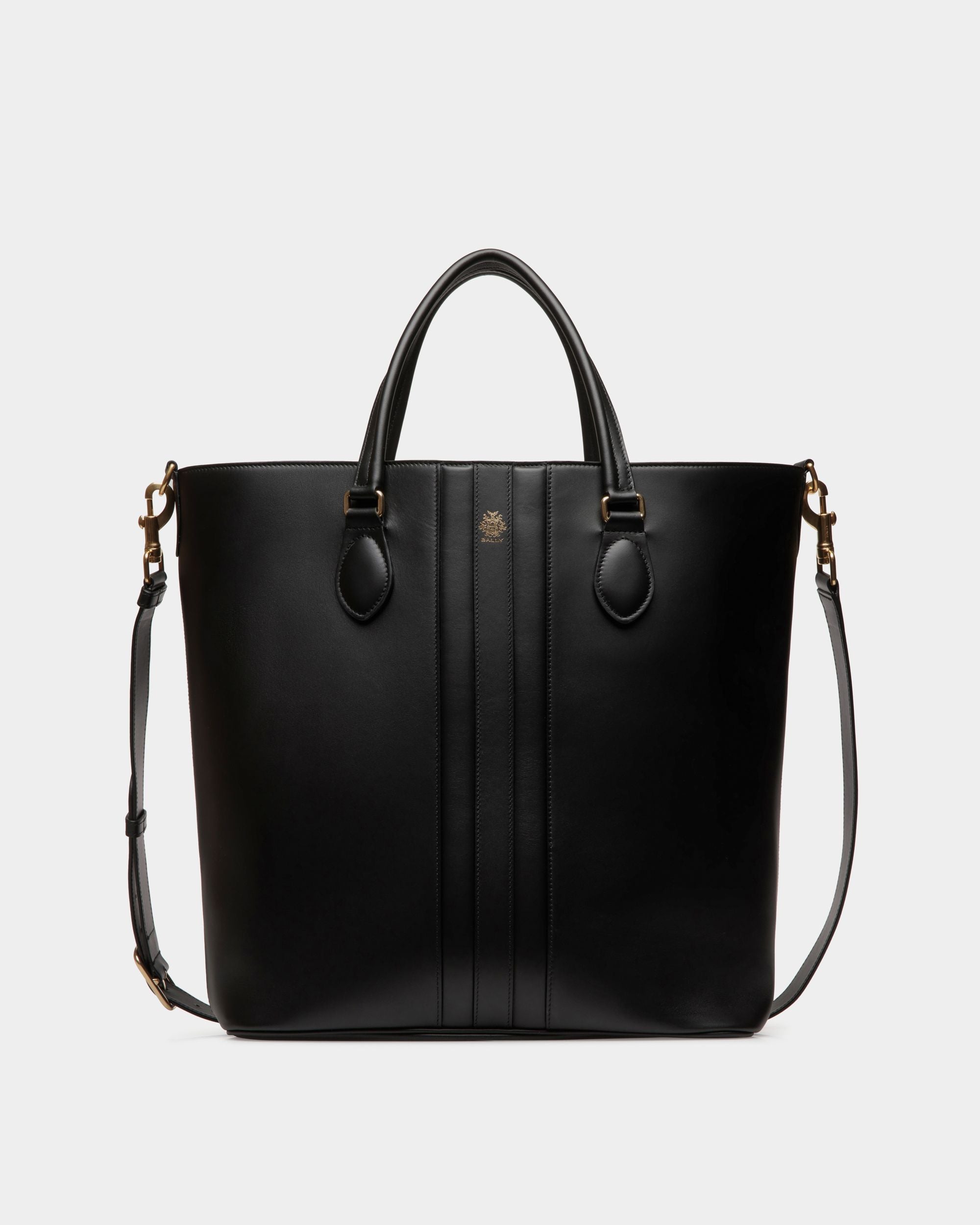 Bally Global - Beckett Tote In Black Leather - Black