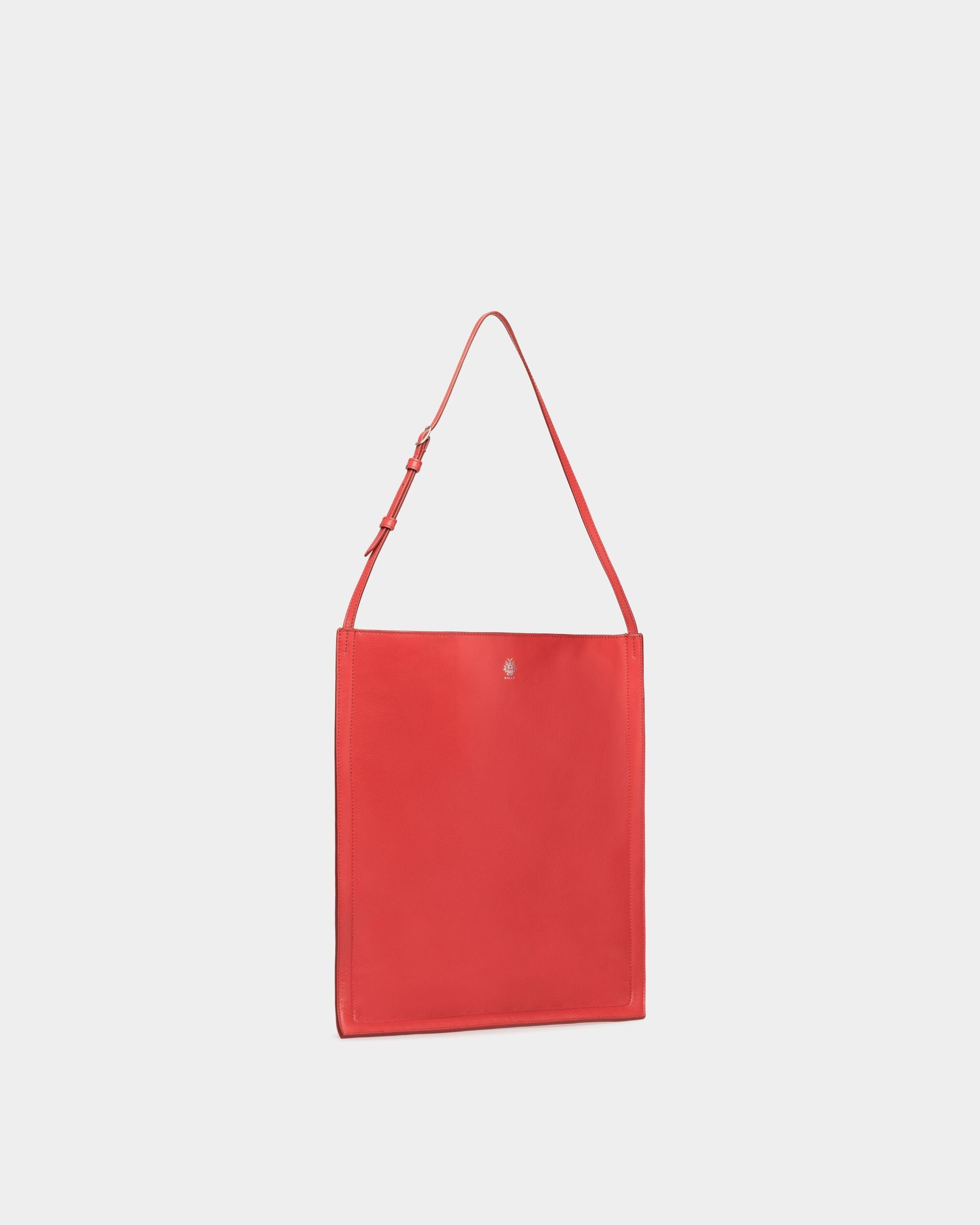 Bally Global - Beckett Tote in Red Leather - Red
