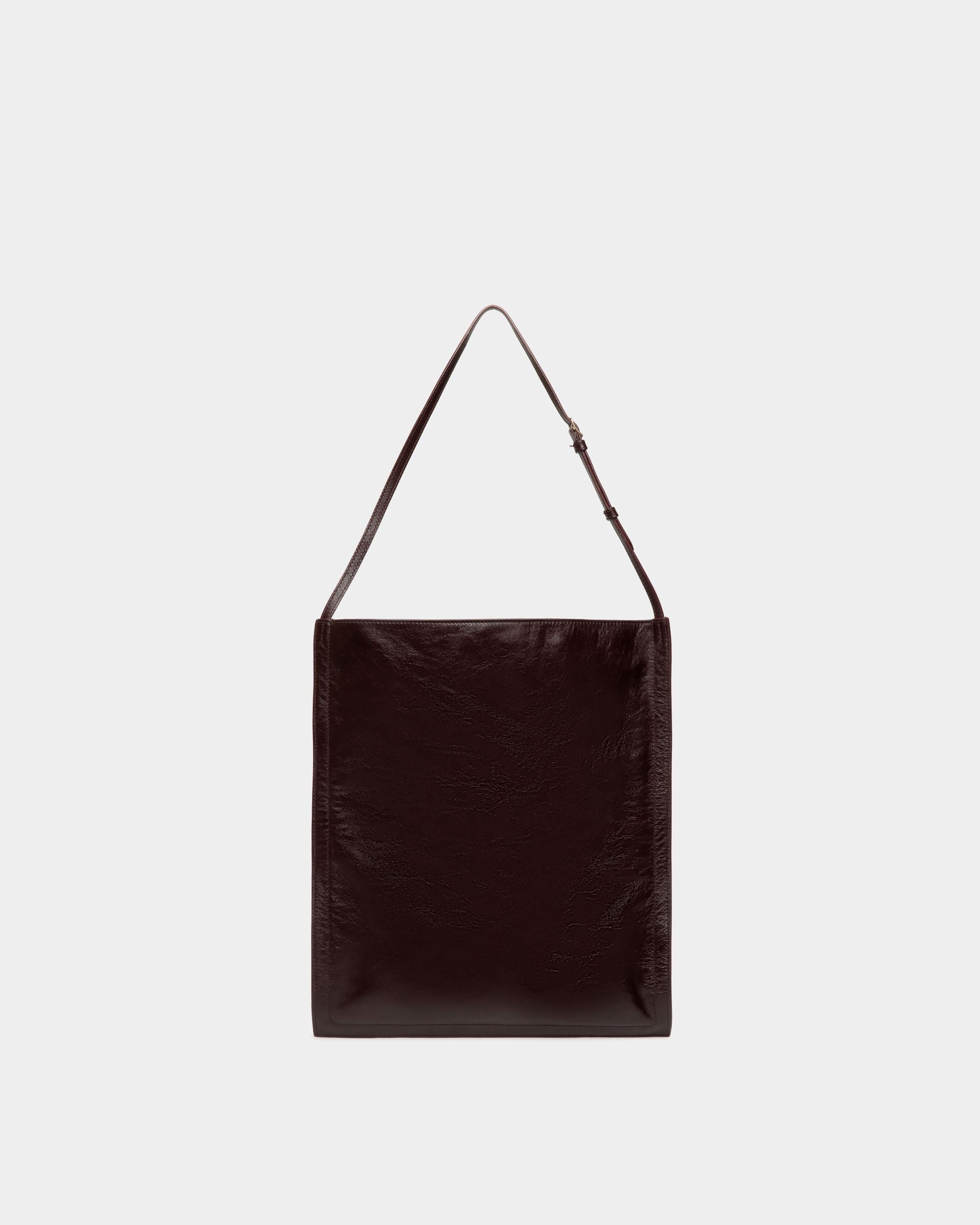 Bally Global - Bolso Tote Beckett De Piel Burdeos Oscuro - Burdeos