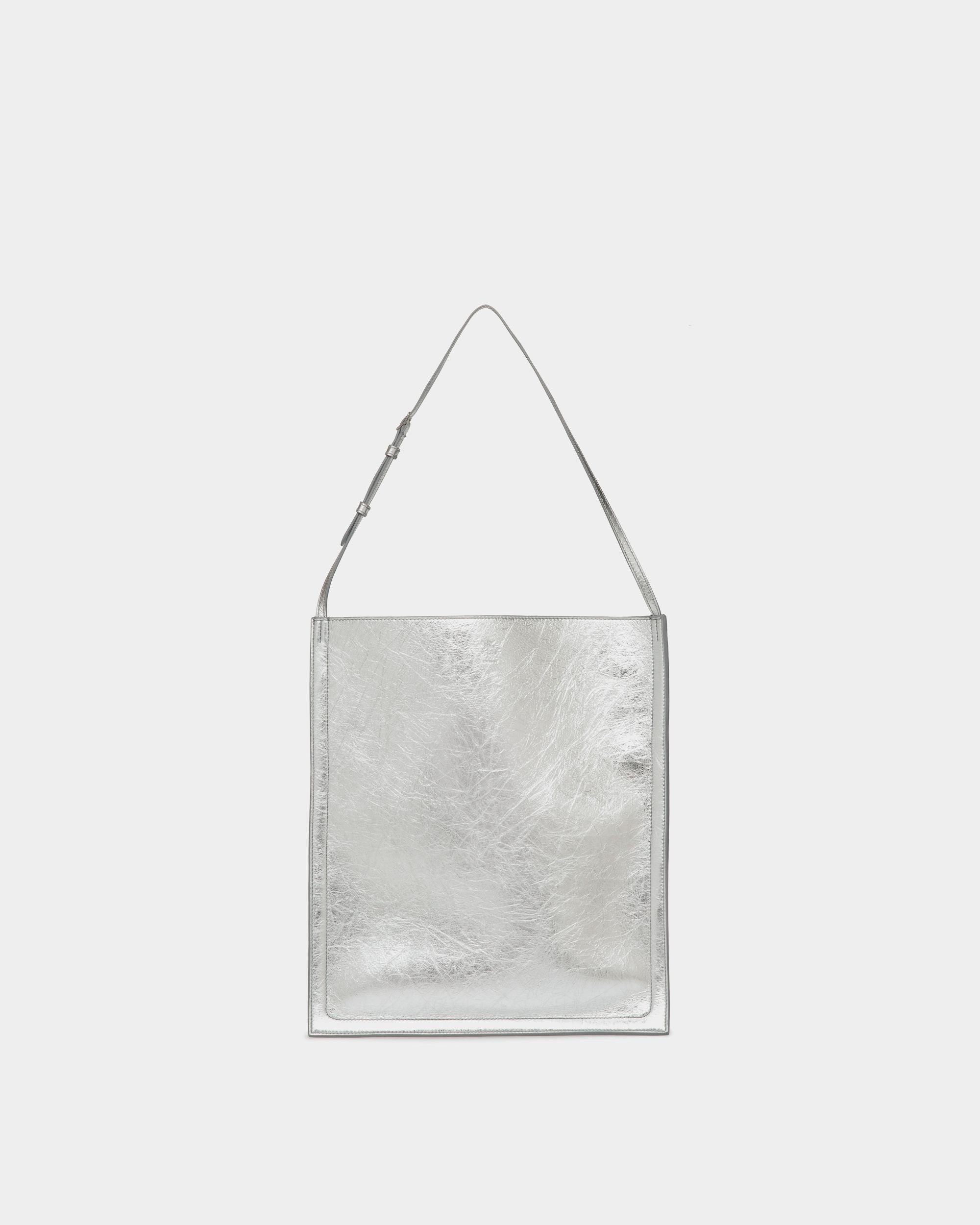 Bally Global - Beckett Tote Bag in Silver Leather - Silver