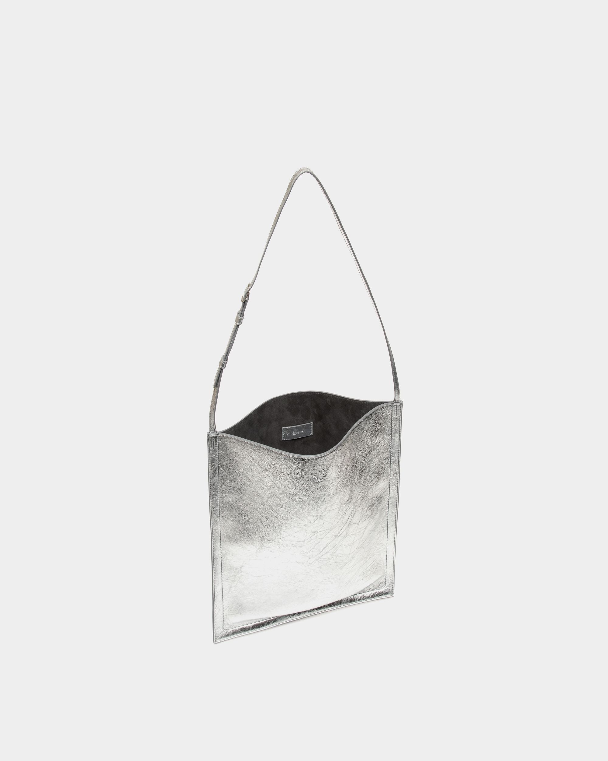 Bally Global - Beckett Tote Bag in Silver Leather - Silver