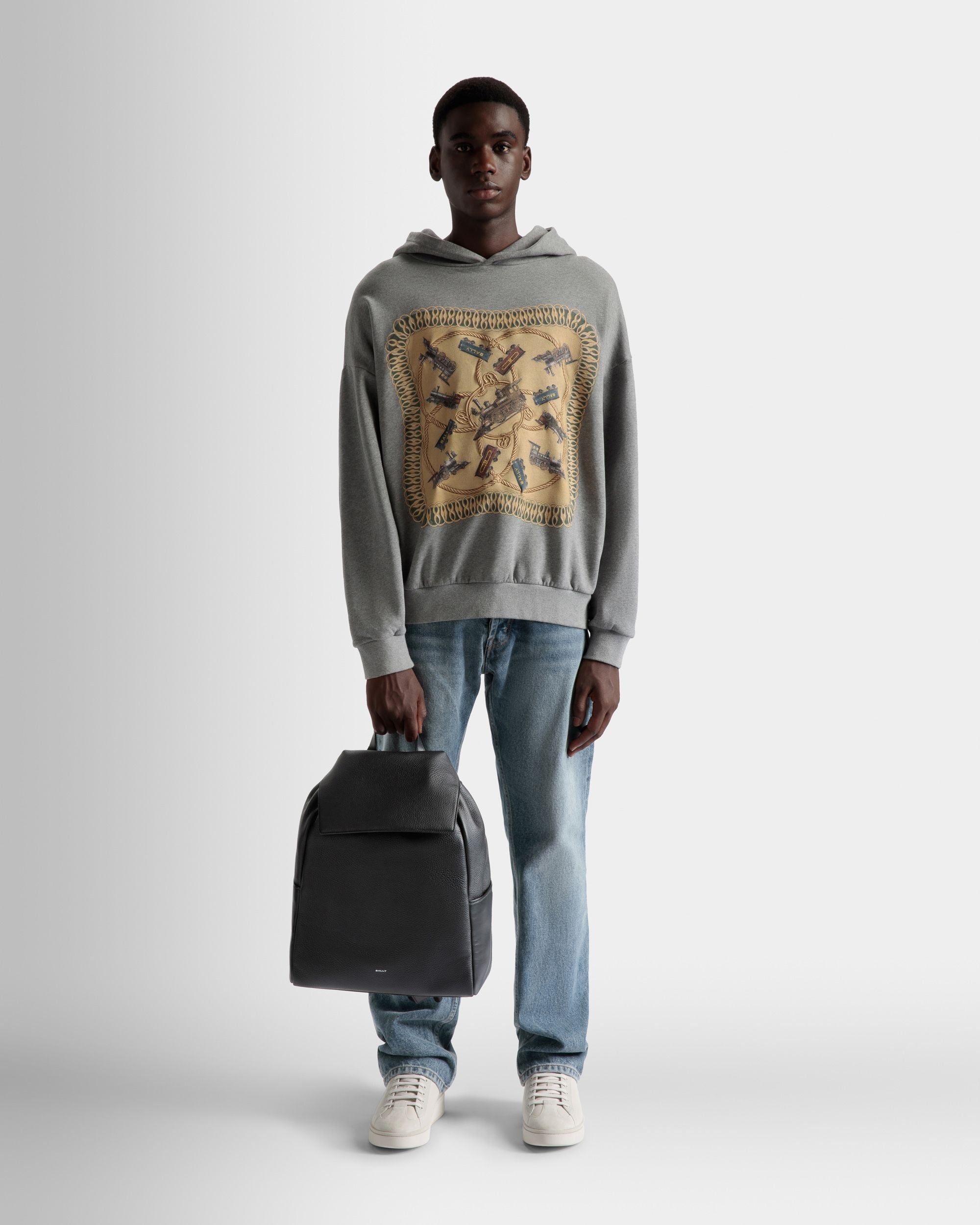 Bally Global - Lago Backpack In Black Leather - Noir