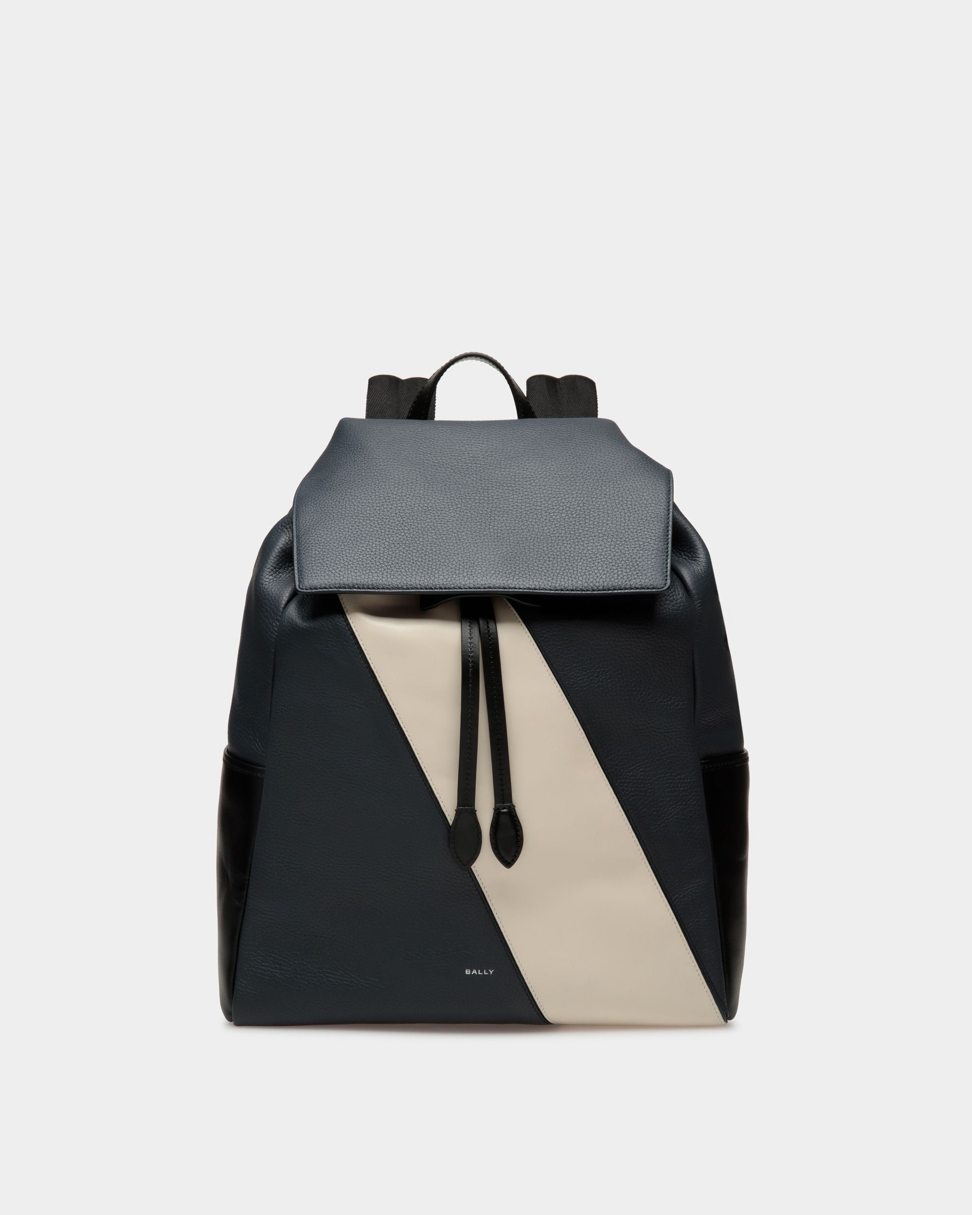 Bally Global - Sac à dos Lago Cuir bleu nuit - Bleu