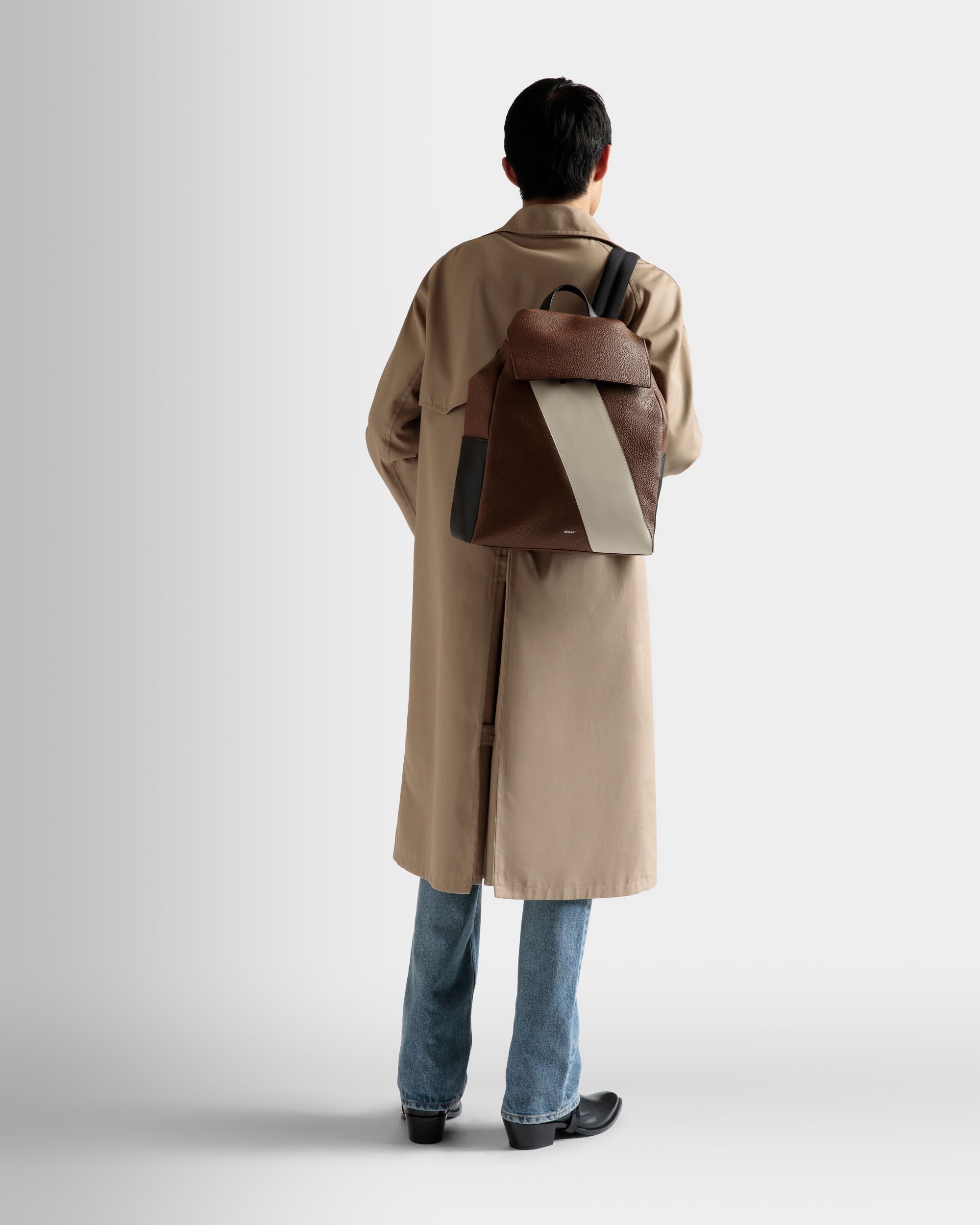 Bally Global - Lago Backpack In Brown Leather - Brown
